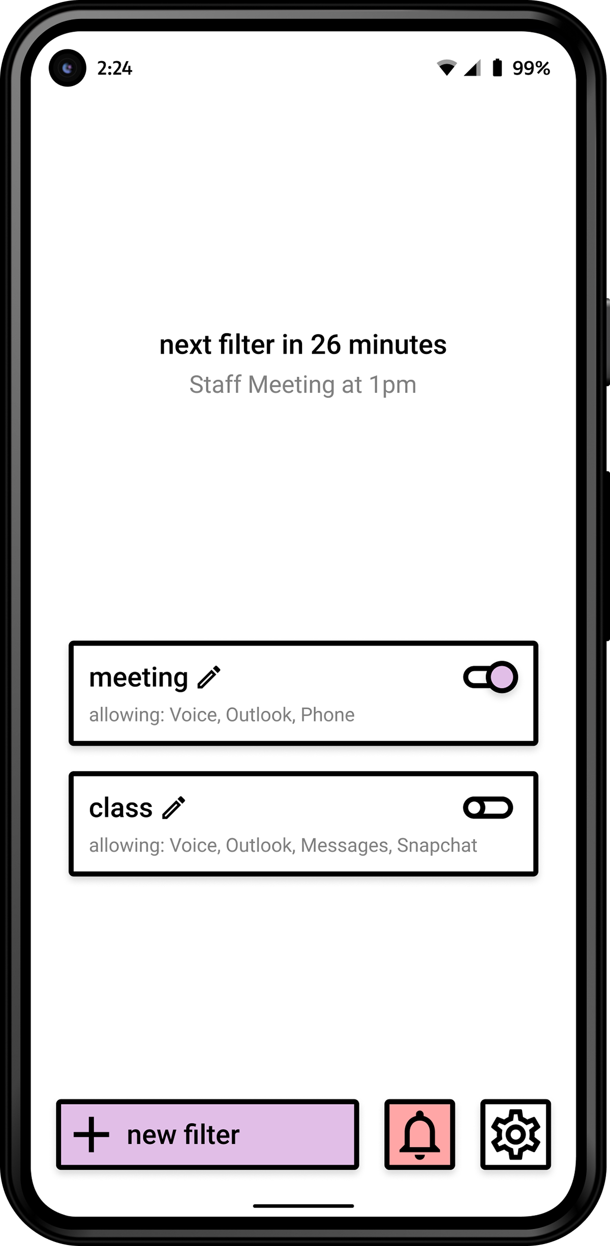 main screen