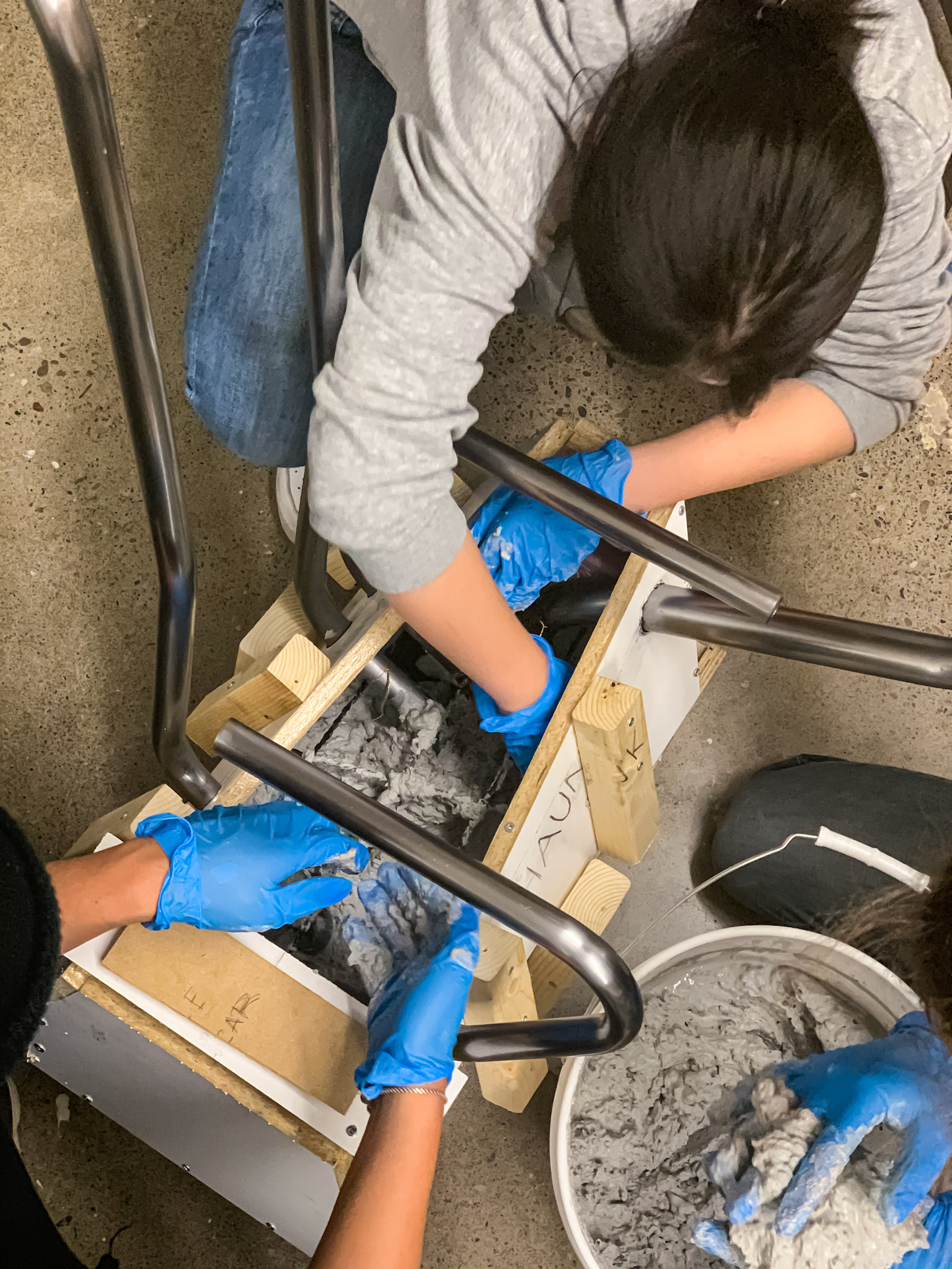 Filling the mold