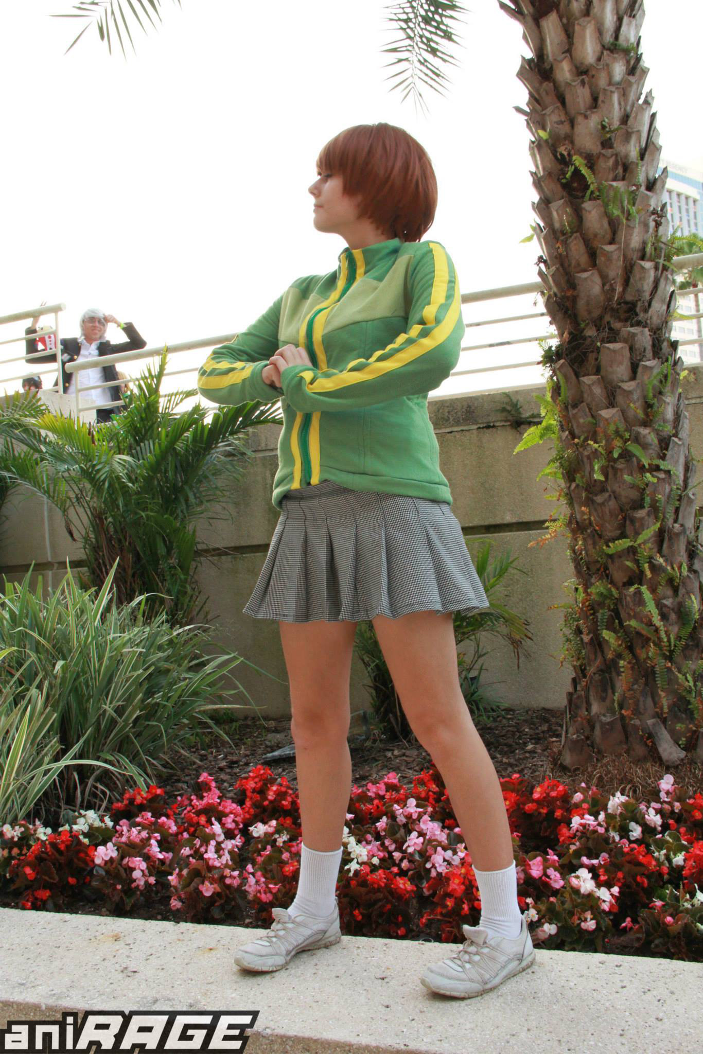 Sewn jacket and skirt