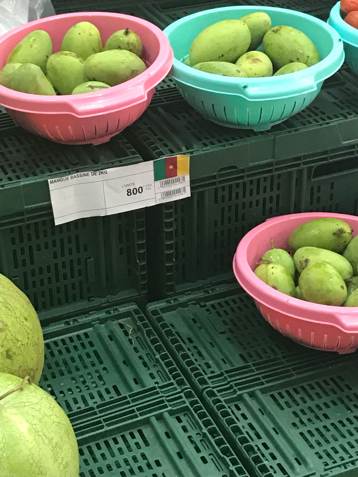 2 kg de mangues à 800 Xaf