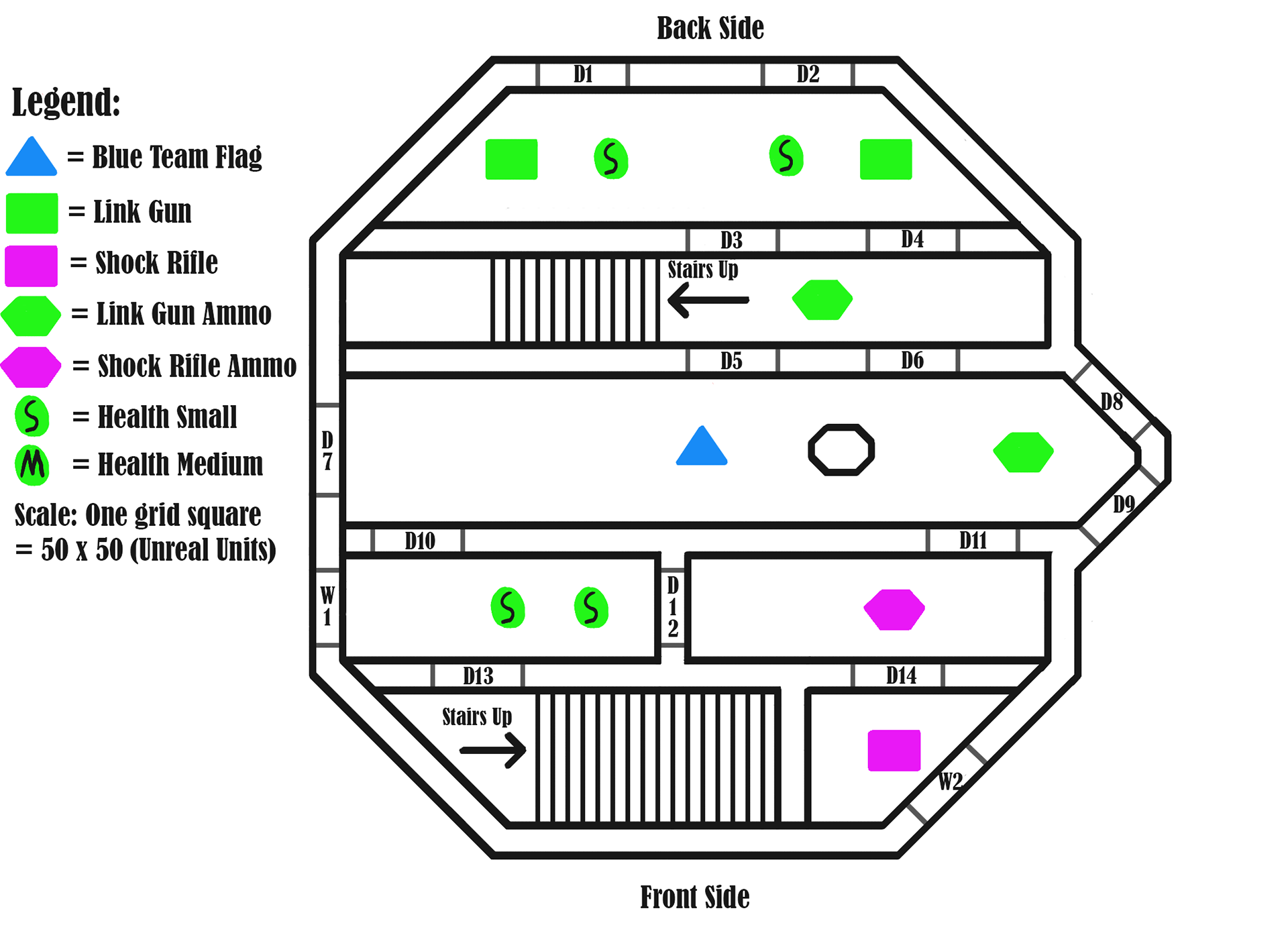 Blue Team 1st Floor Plan
