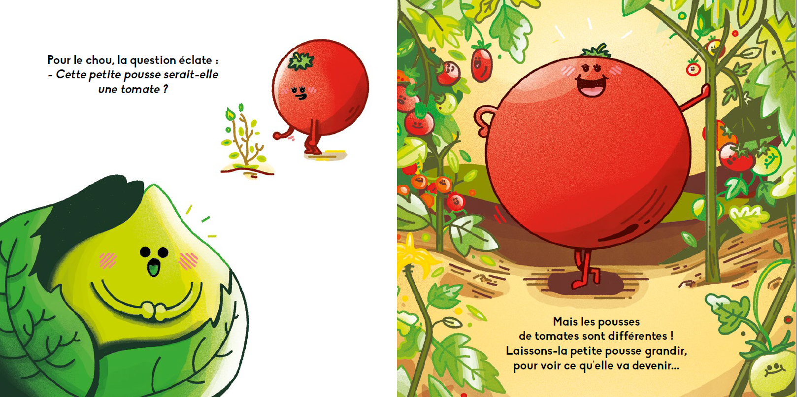 "La petite pousse", éditions Vous êtes ici, cartonné 24 pages