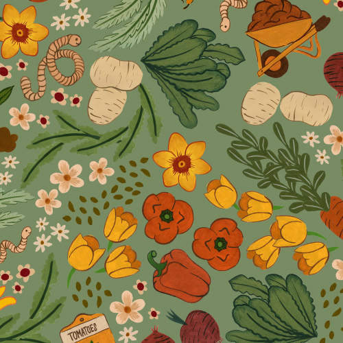 VEGGIE PATCH | LIGHT GREEN