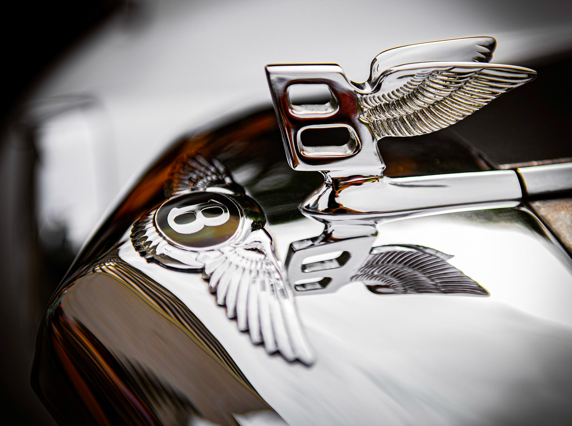 Bentley, the Bride and Grooms get-away car