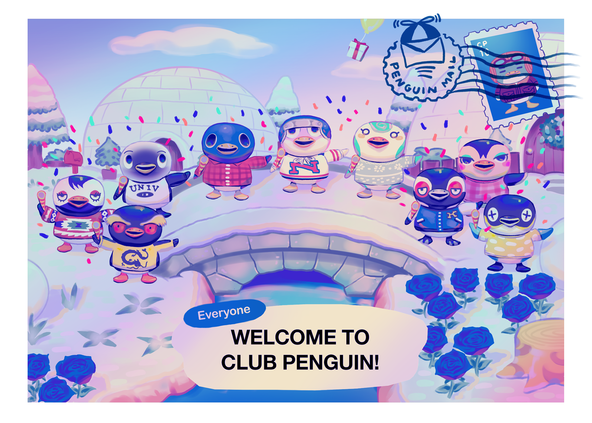 “Welcome to Club Penguin”, Personal Piece, 2020