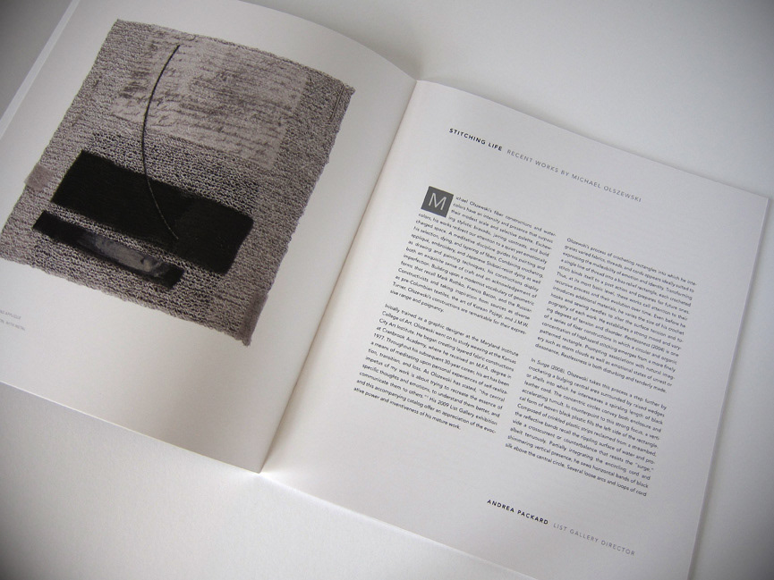 Design Art Exhibition Catalog, Swarthmore College Design Art Exhibition Catalog, Swarthmore College