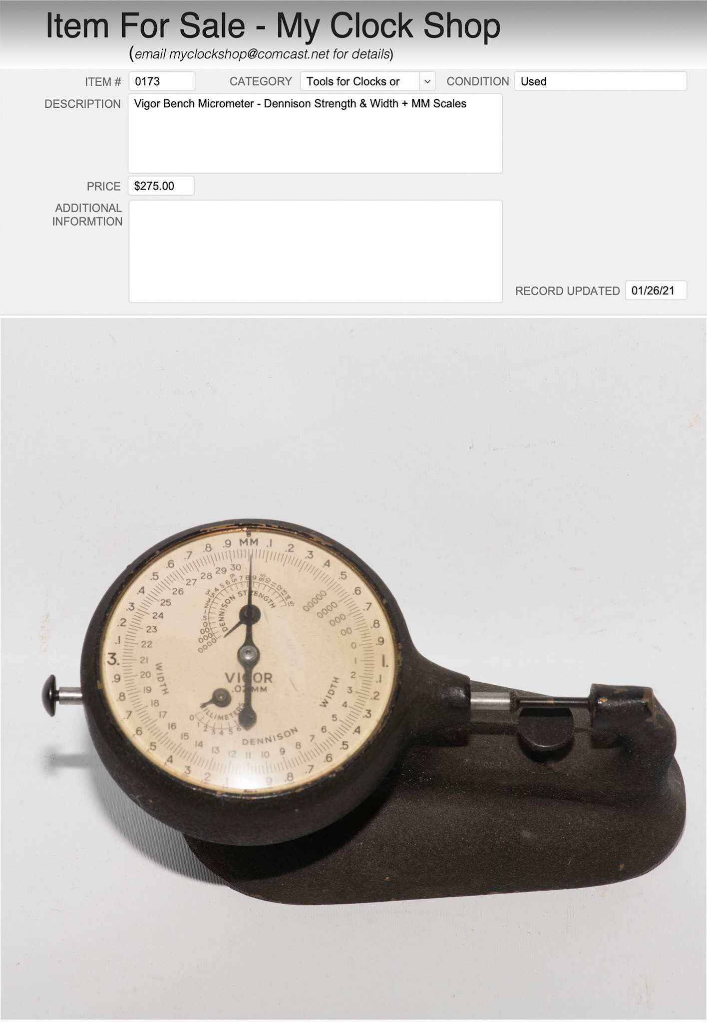 Item # 0173