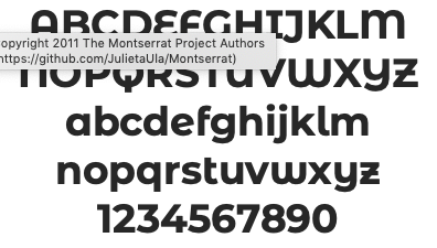 Montserrat Alternates - Bold