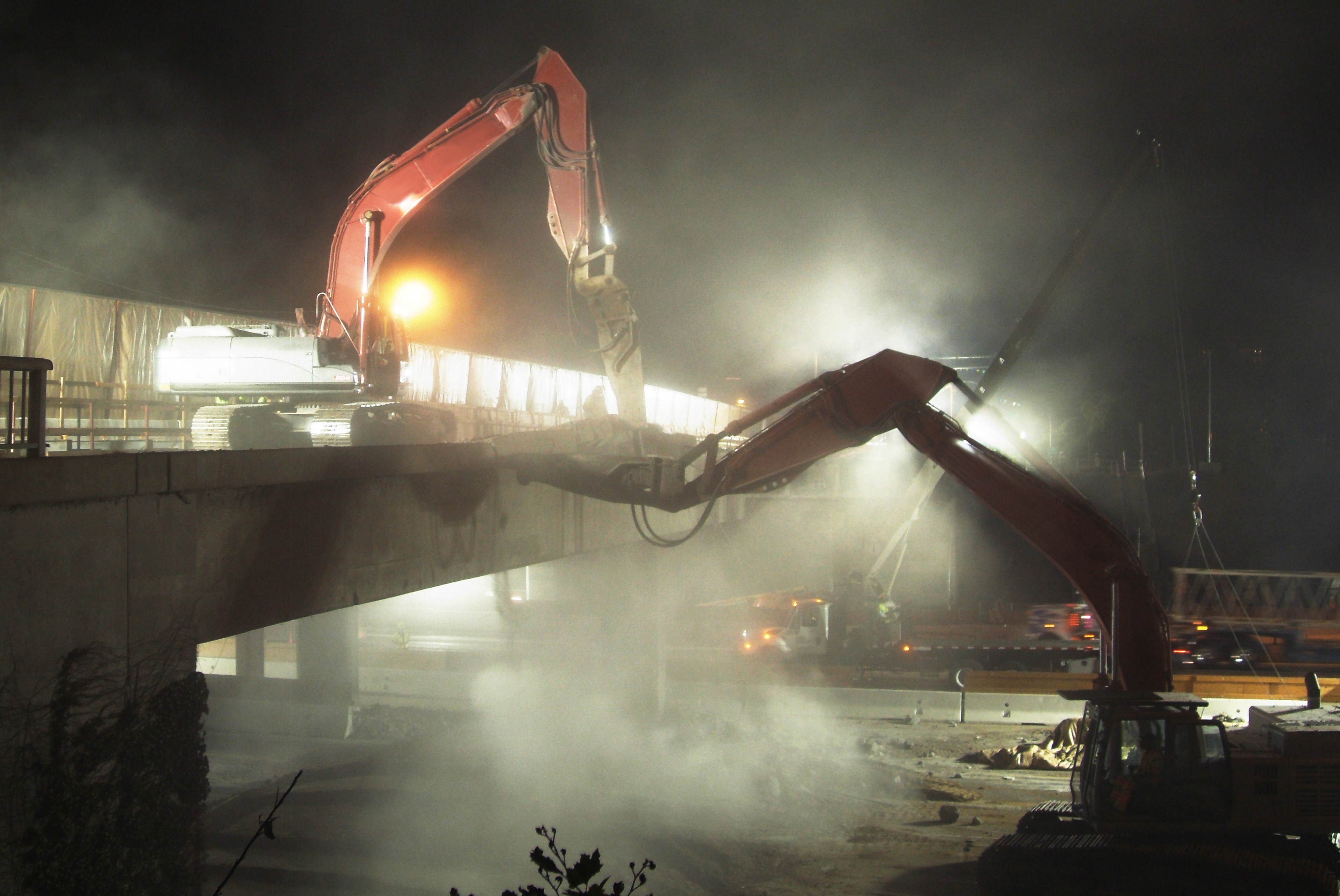 Sunset Blvd. Demolition - Los Angeles