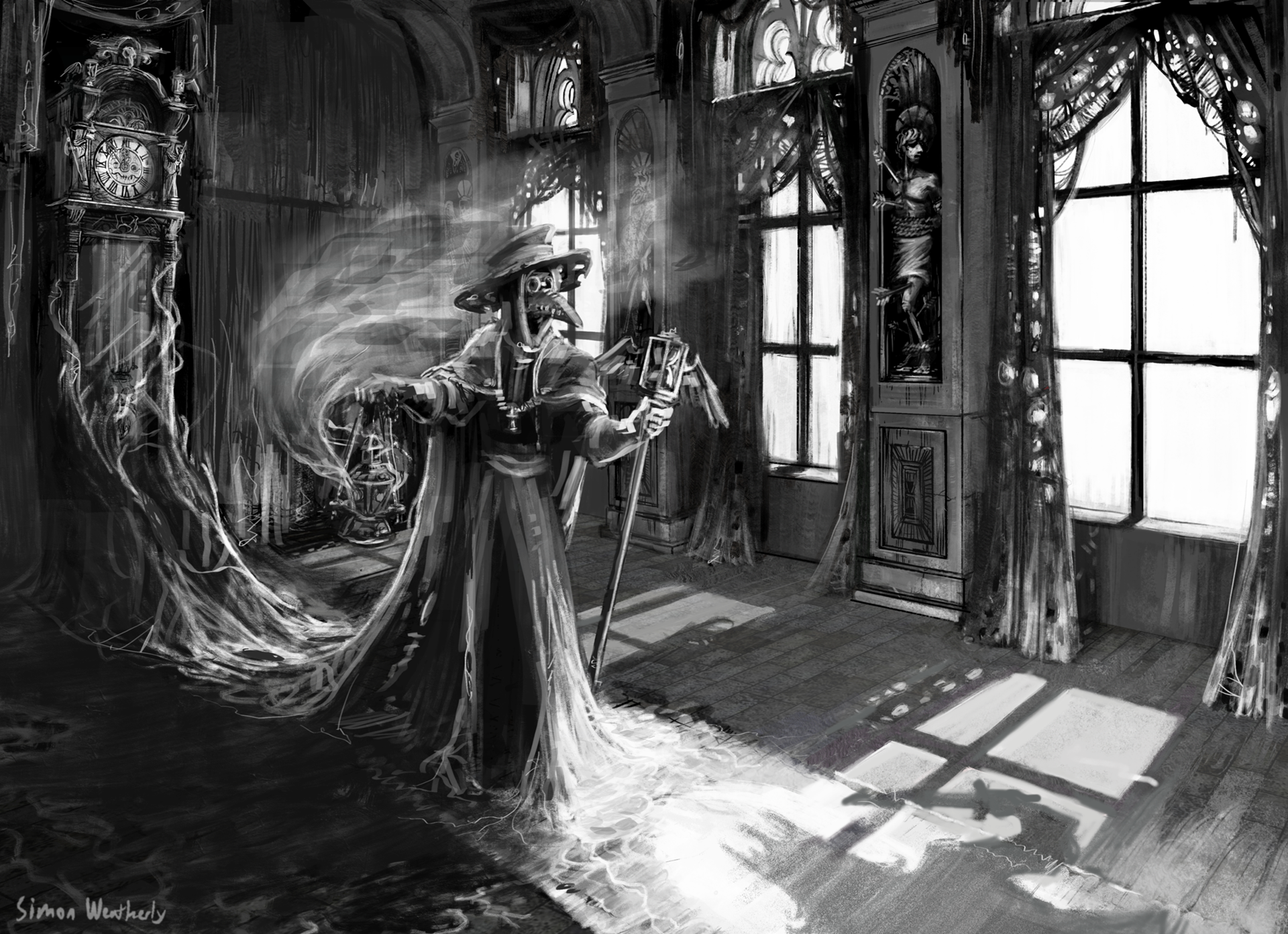 Prince Prospero Confronts the Red Death