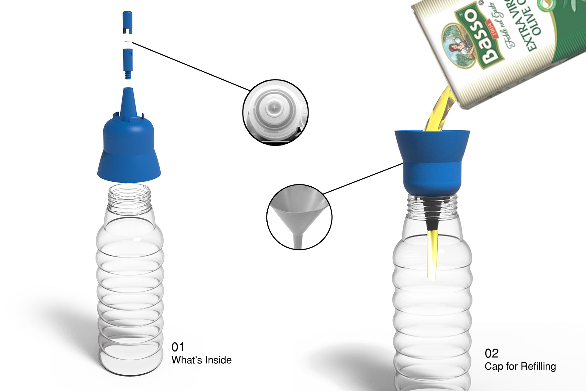 ntmkdesign Refillable Bottle System