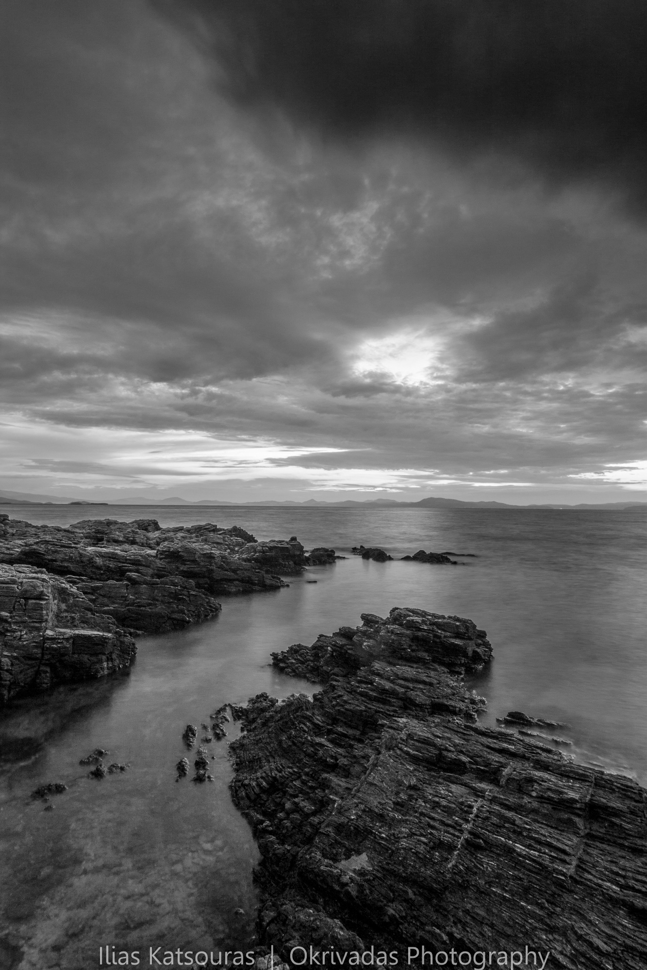 pelio sipias seascape serpent rock clouds πήλιο σηπίας τοπίο δόντια βράχος σύννεφα