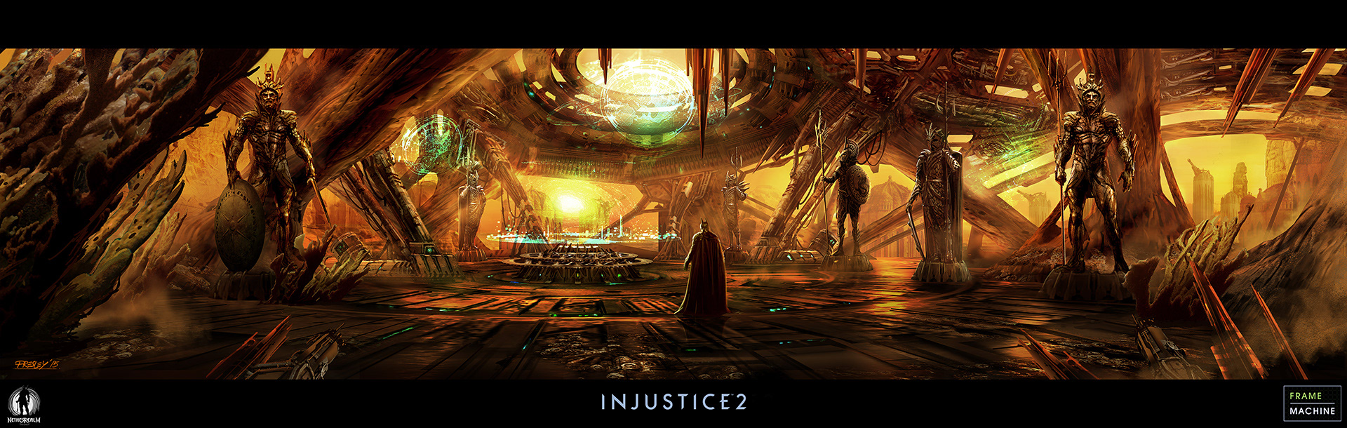 A series of environment concept for the game Injustice 2 working in collaboration with Frame Machine Studios
