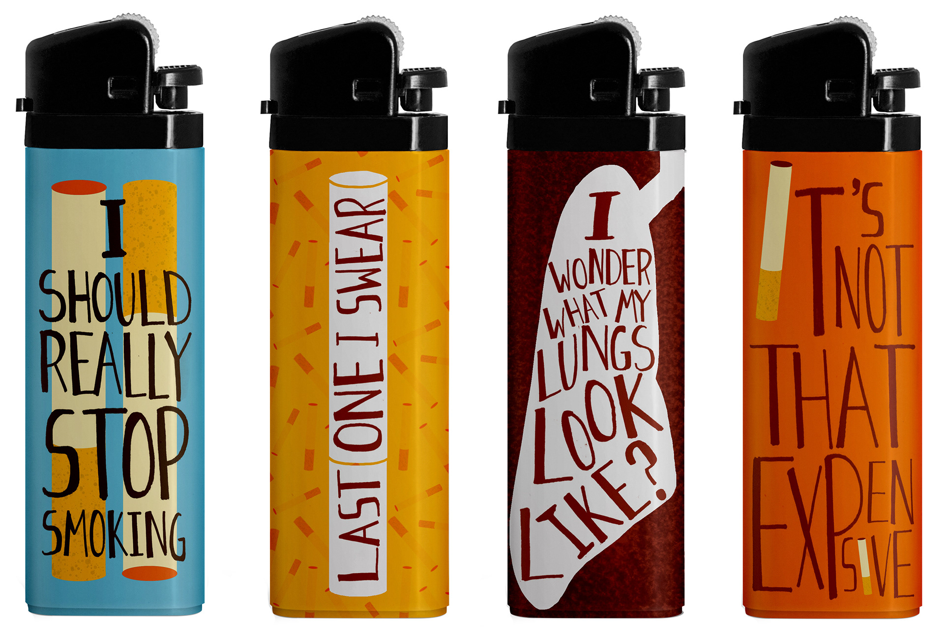 Mounted lighters