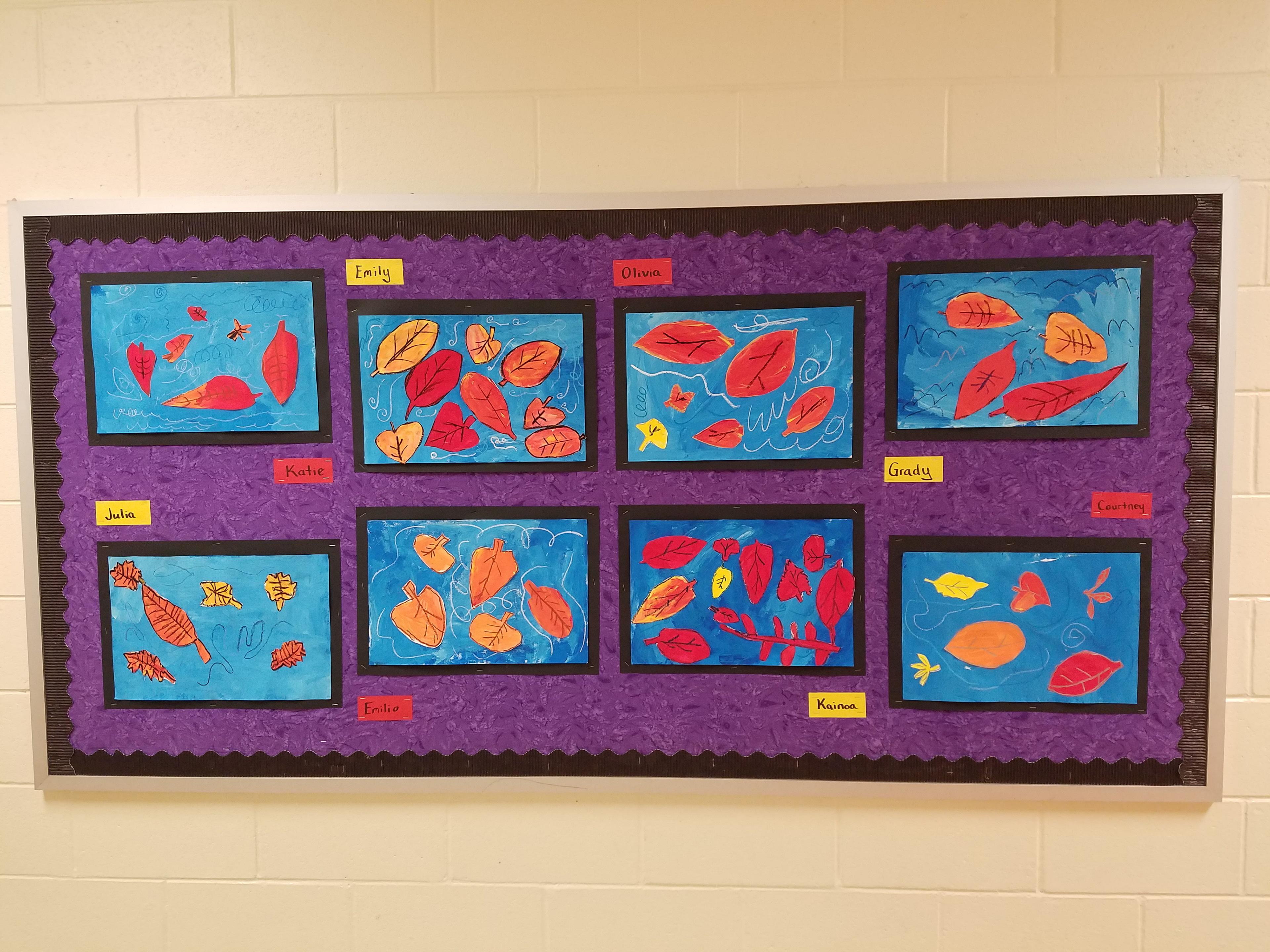 2nd Grade Fall Leaves