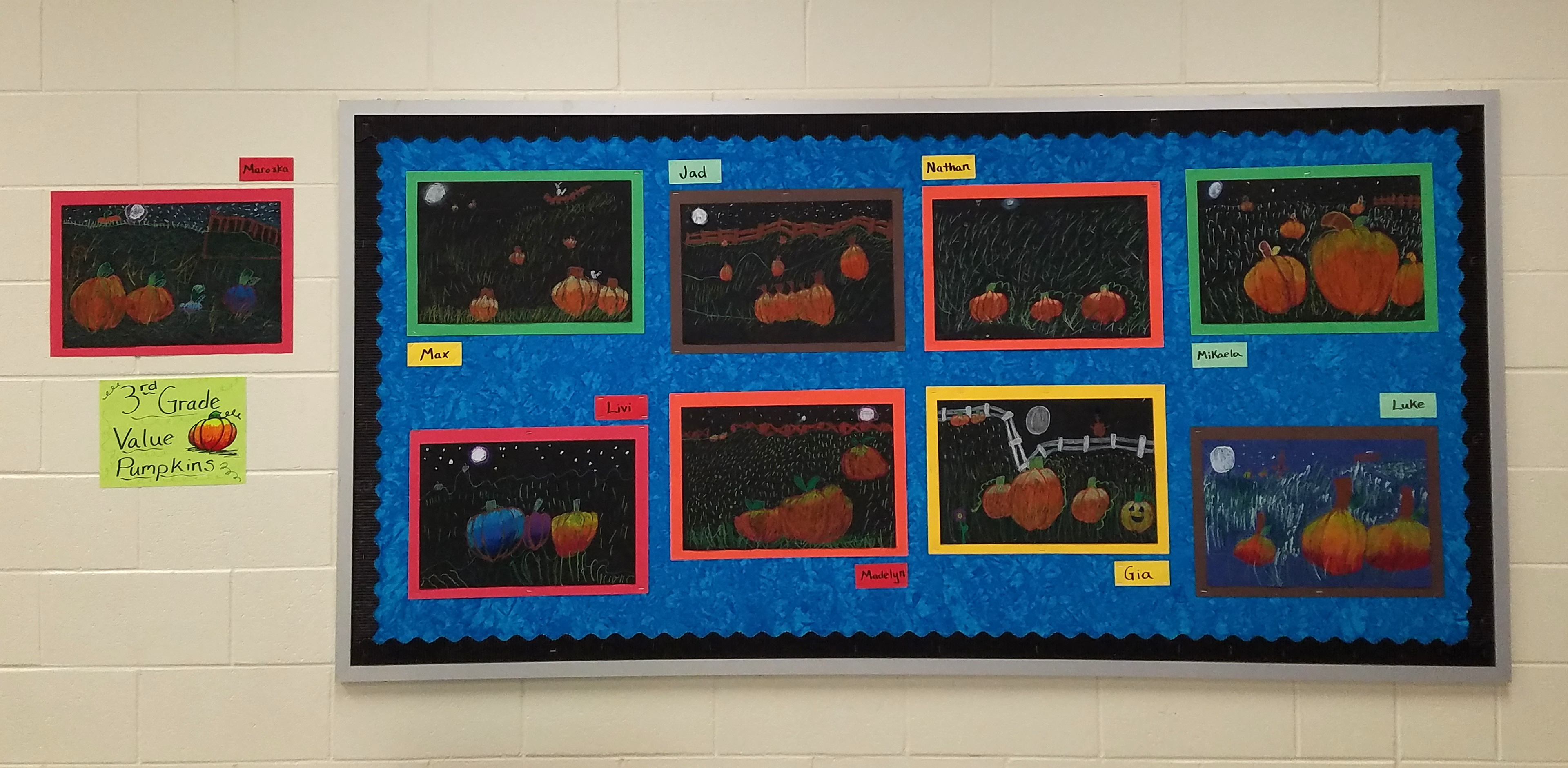 3rd Grade Value Pumpkins