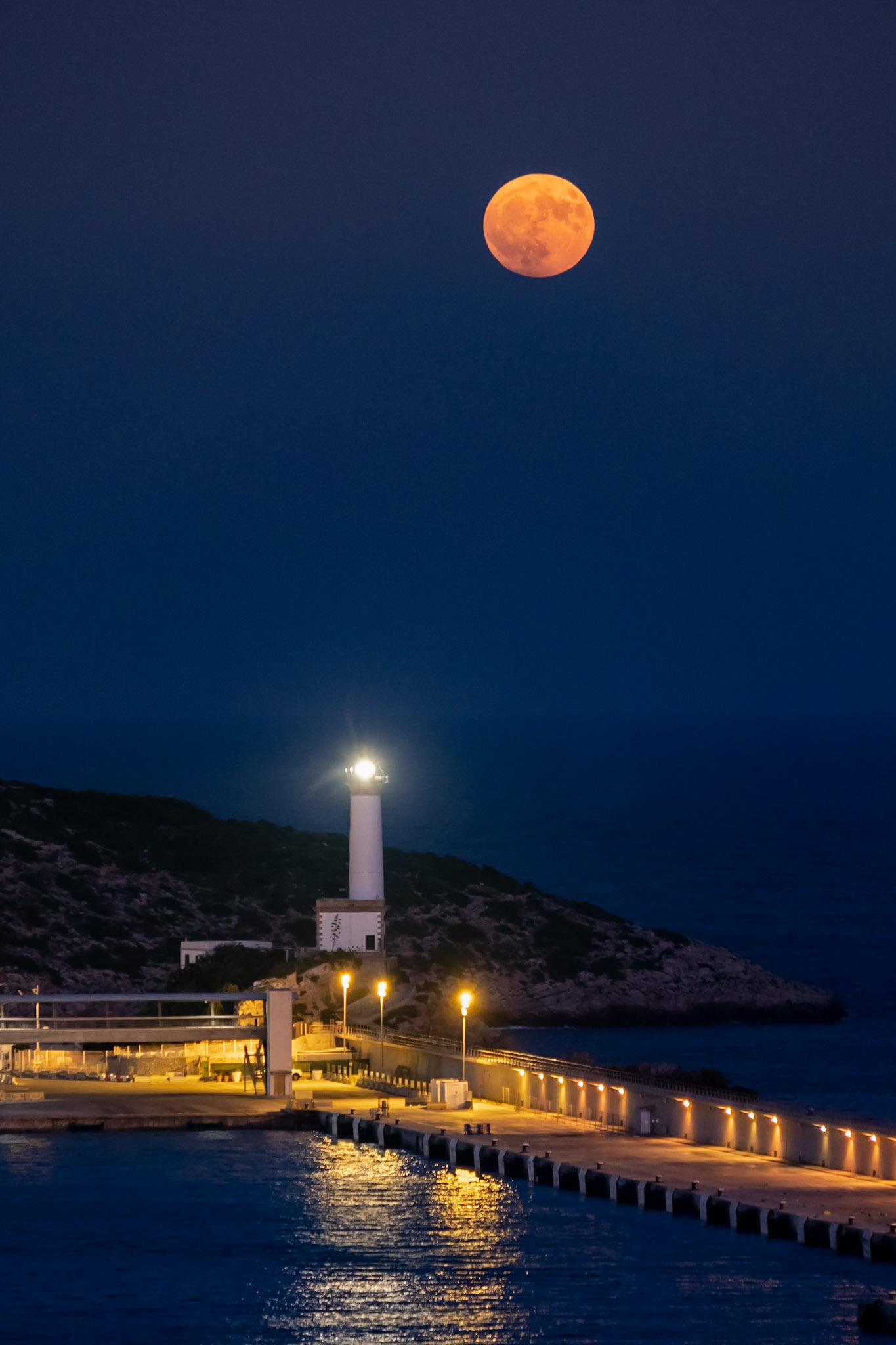 Moonrise at Ibiza