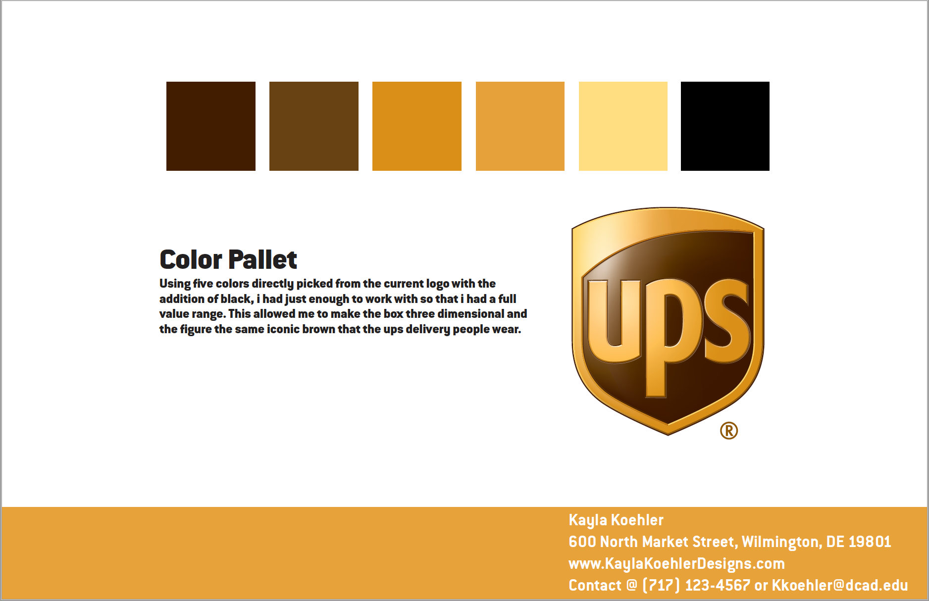 Kayla Koehler - UPS Logo Project