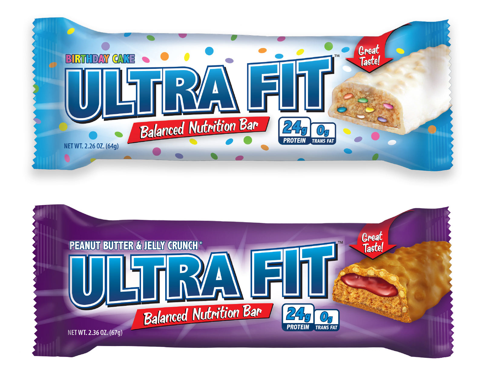 Mary Grosse ULTRA FIT Protein Bar Wrapper Design
