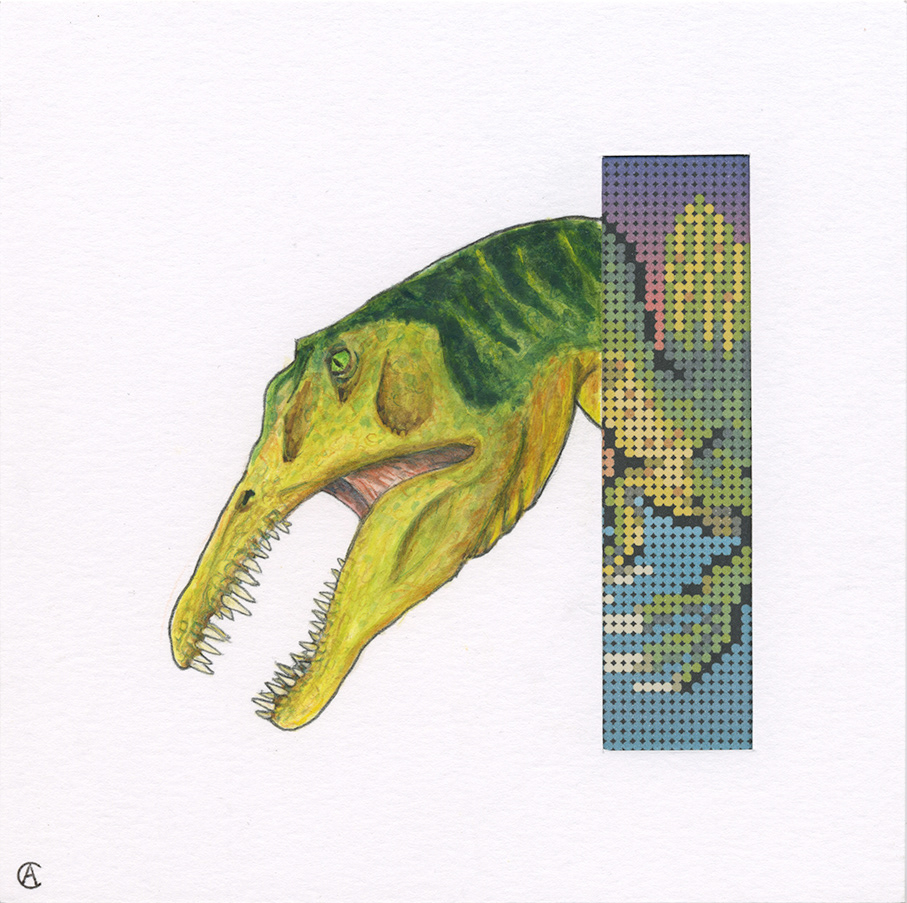 Spinosaurus 6" x 6"