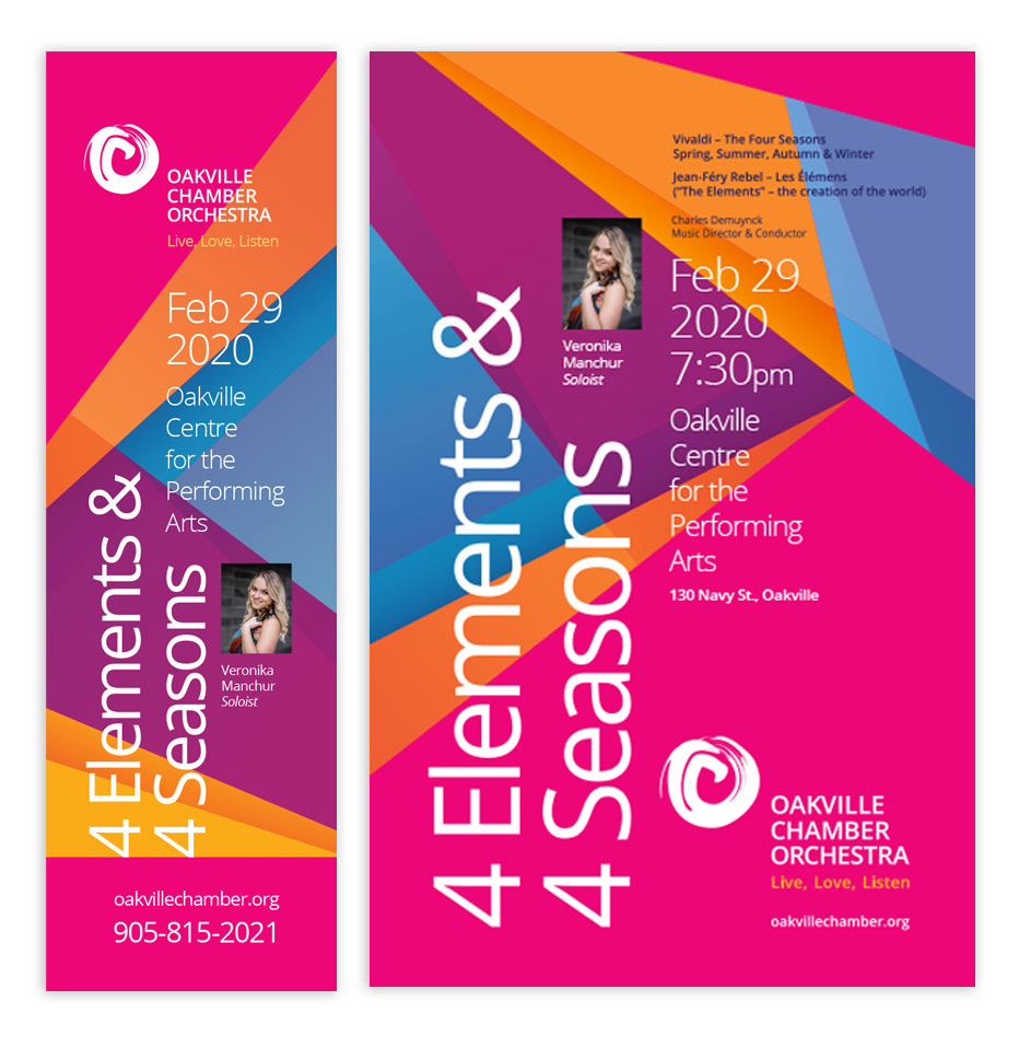 Concert Posters - Oakville Chamber Orchestra