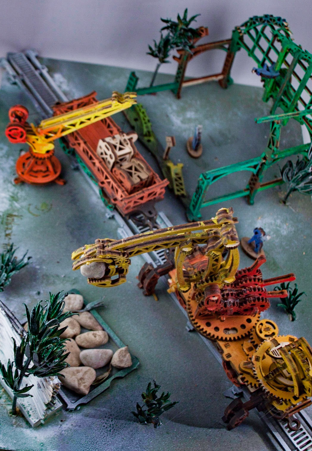 UGEARS Modell Verladekran