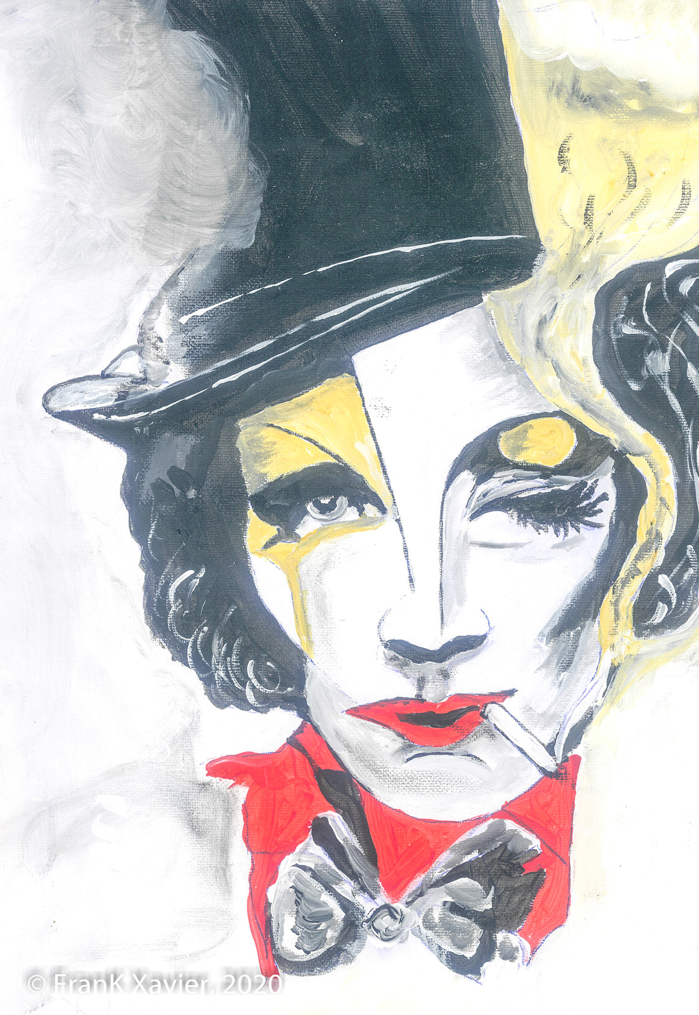 Marlene | Frank Xavier Original | Acryl auf Leinwand | Größe 30 mal 40 cm