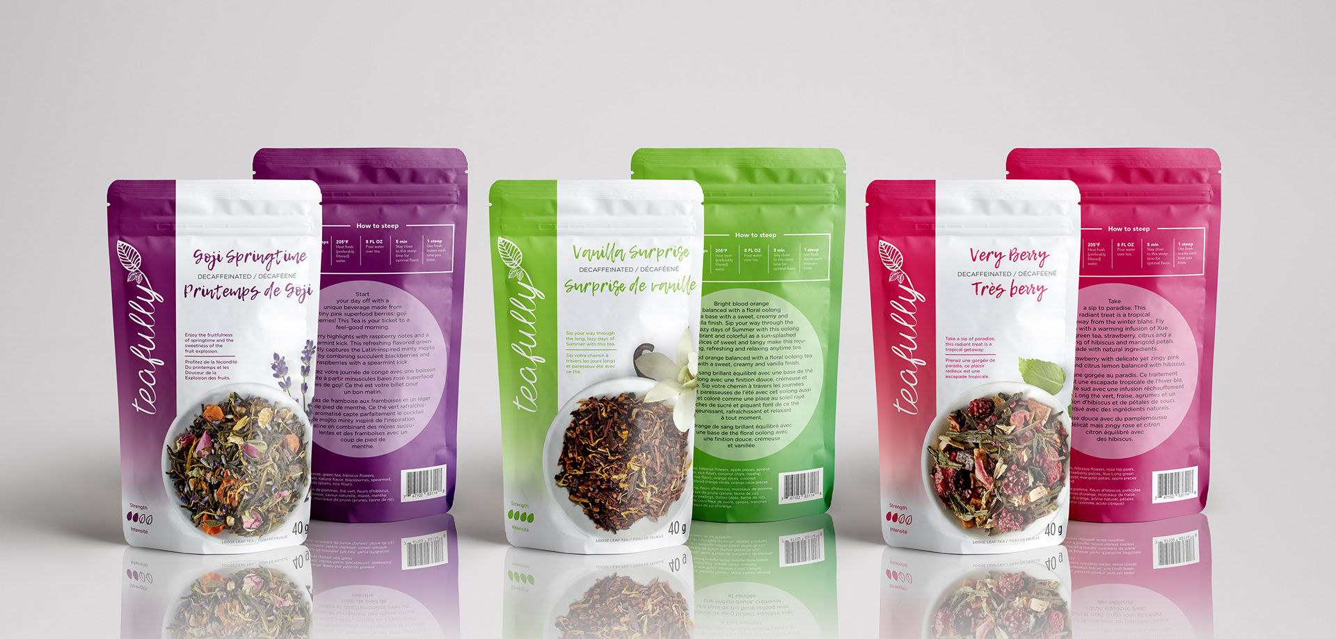 Aidan Boileau Teafully Loose Leaf Tea Packaging