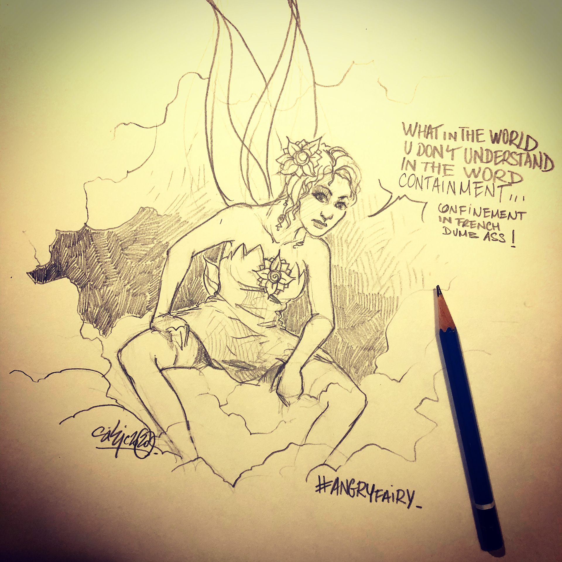 Les Fées confinement by SIKIC