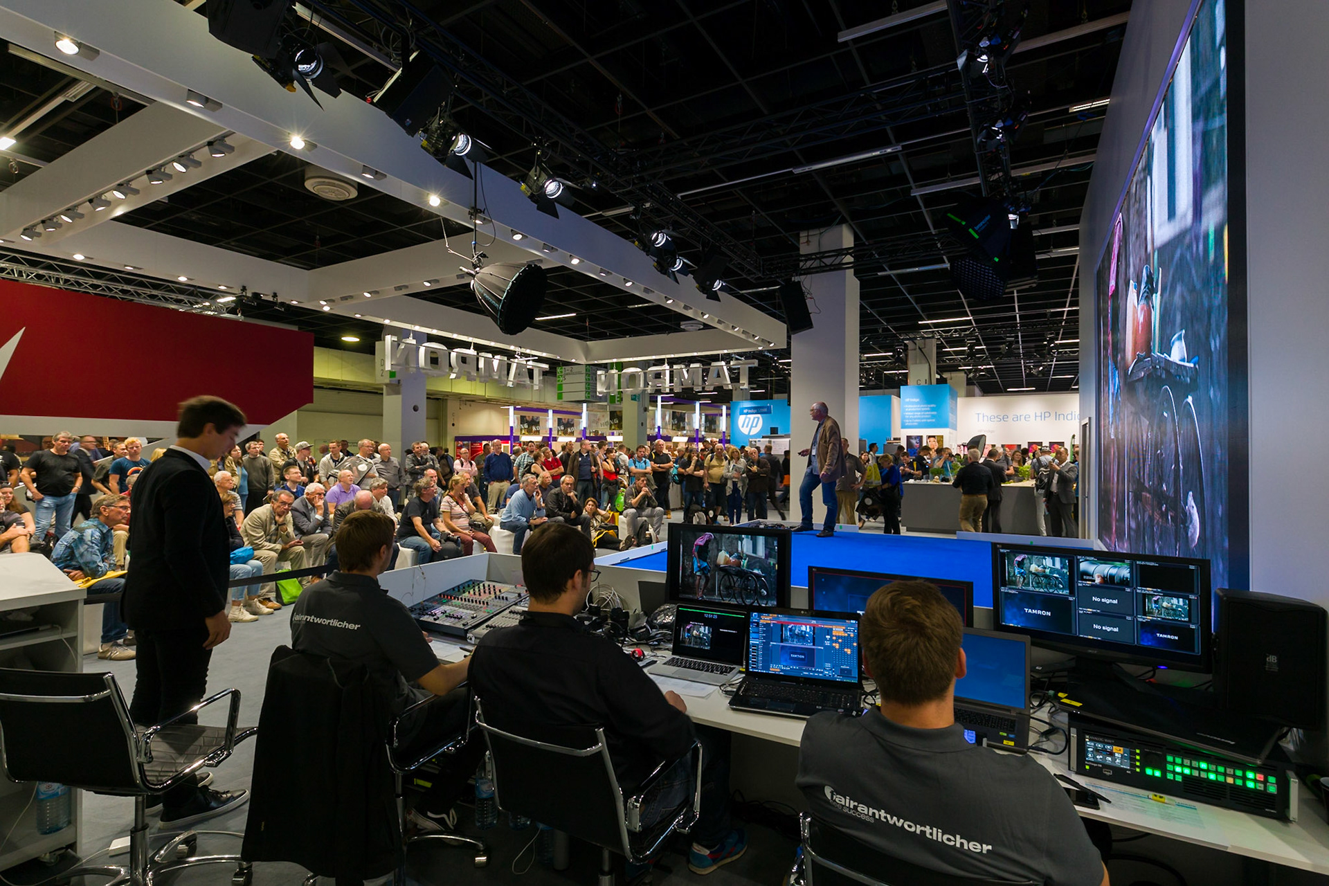 The Tamron space at Photokina 2016, Cologne, Germany