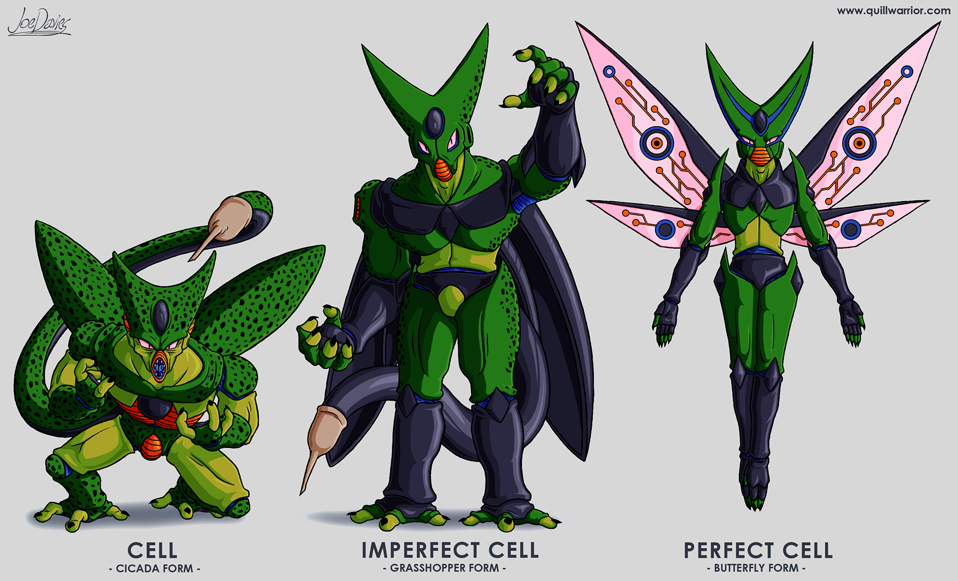 Joe Davies - Dragon Ball Z | Cell Redesign