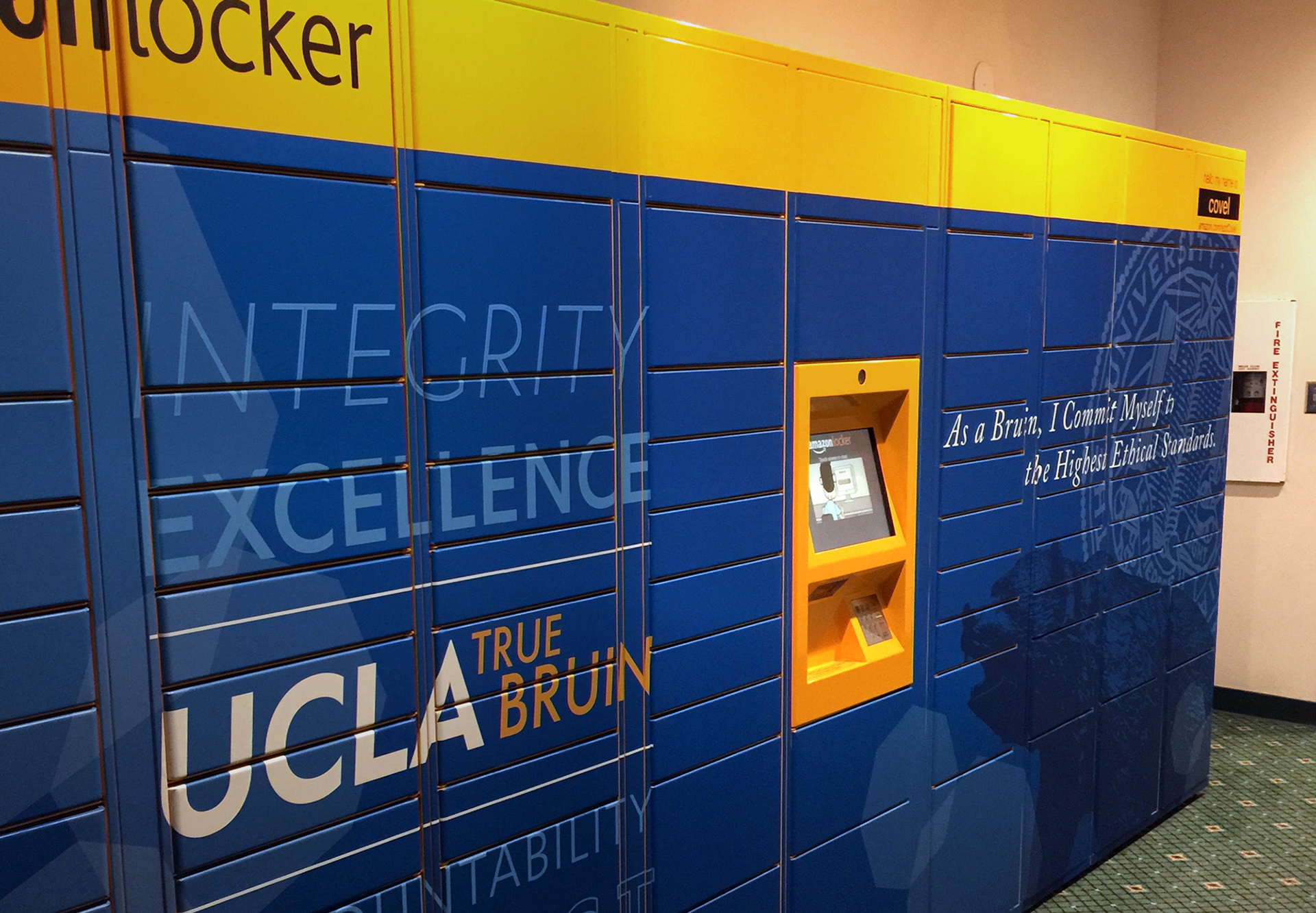 MQLDesign UCLA Branded Amazon Lockers