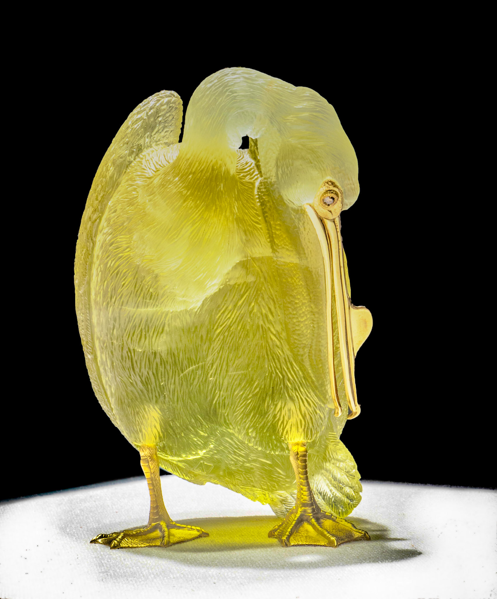 Heliodor and 18K gold - Wolyn, Ukraine