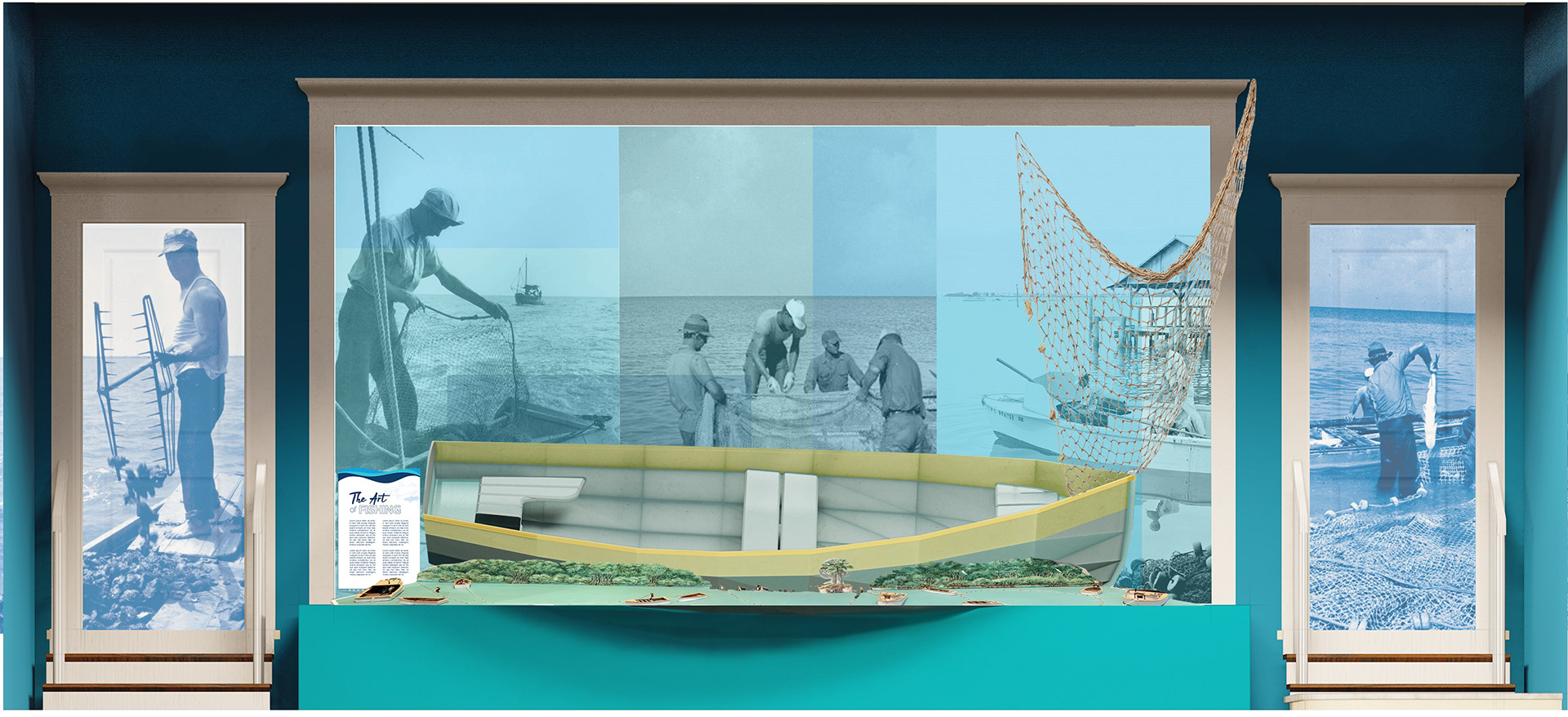 Skiff Diorama Elevation