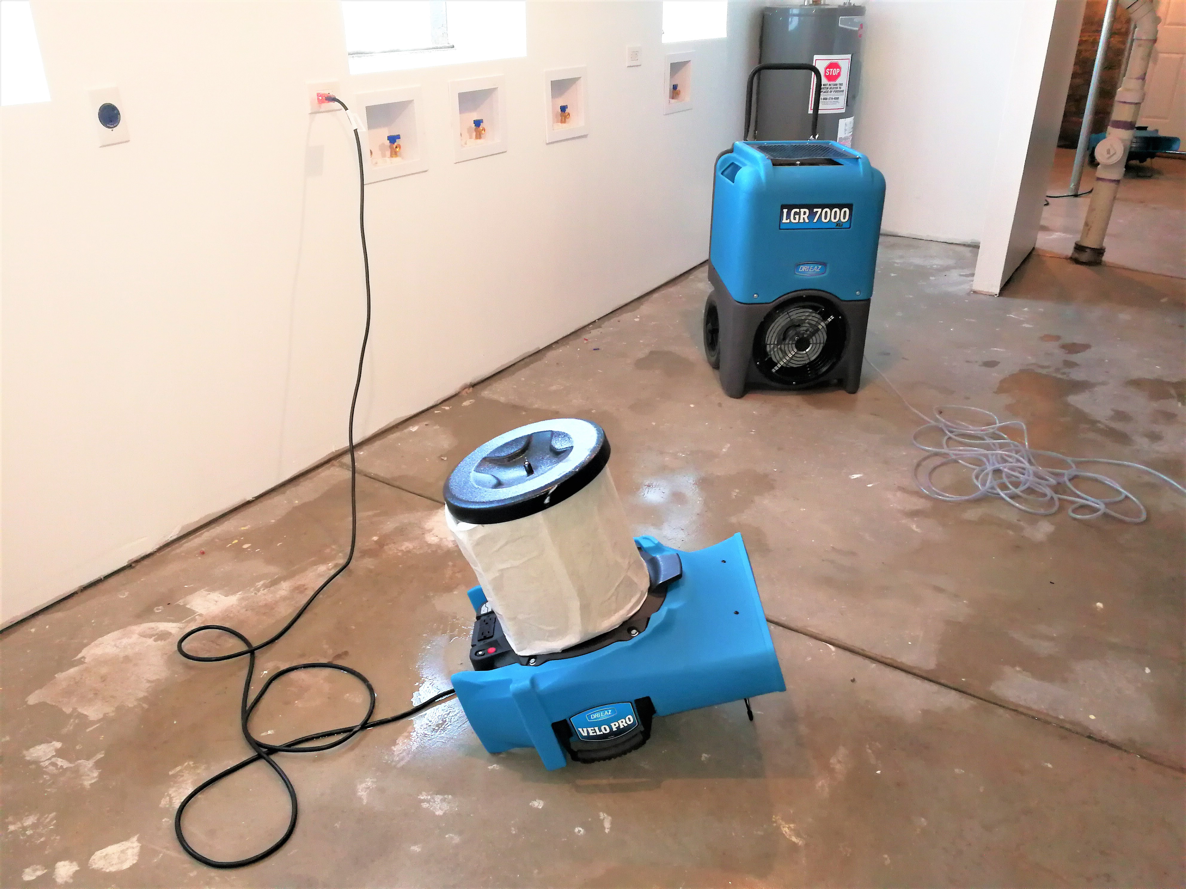 Floor Cleaning and Drying