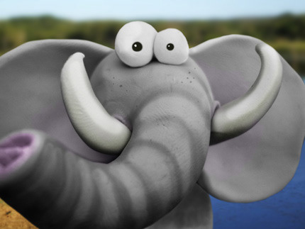 Photoshop over clay