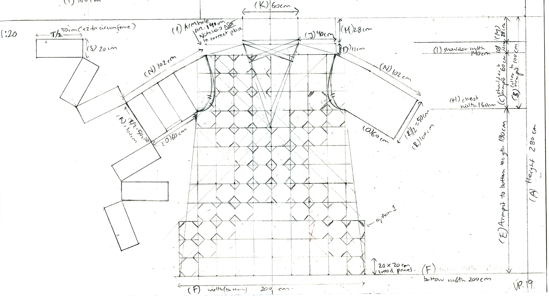 Draft technical drawing