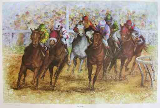The Derby - Oil Painting