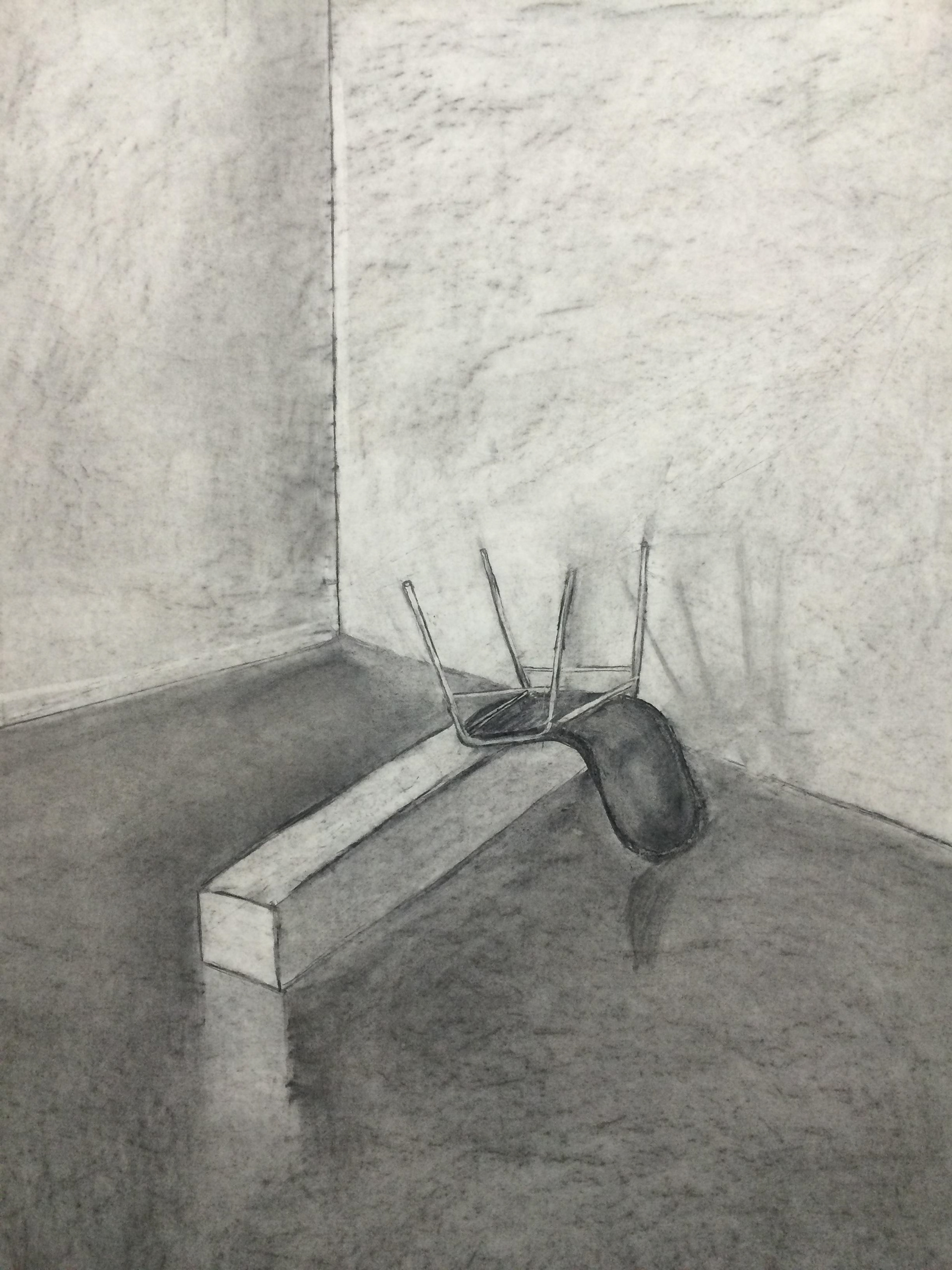 Teknikk: kull og blyant