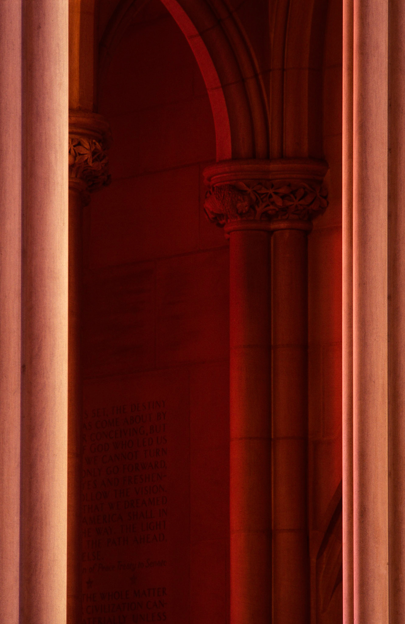 South Aisle Detail, Washington National Cathedral, Washington DC 1993
