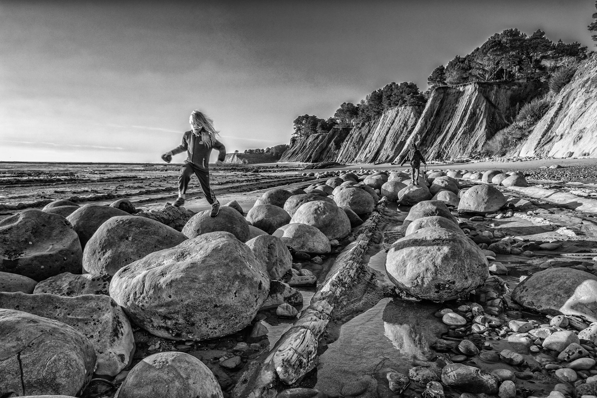 Bowling balls beach, CA