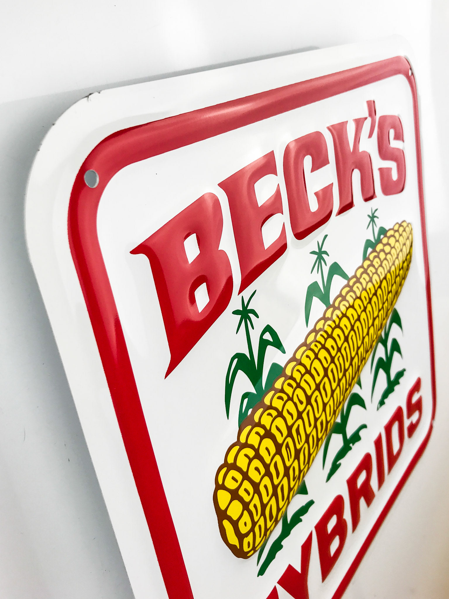 Beck's Hybrids Sign