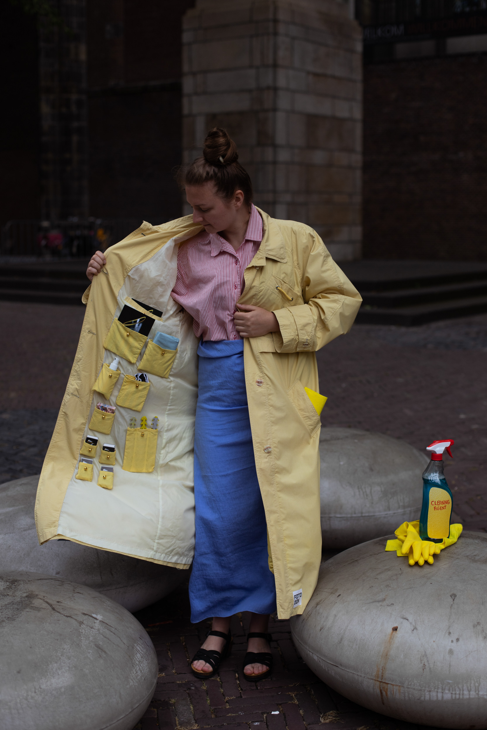 Monika Balu Becoming Movable Statues performance