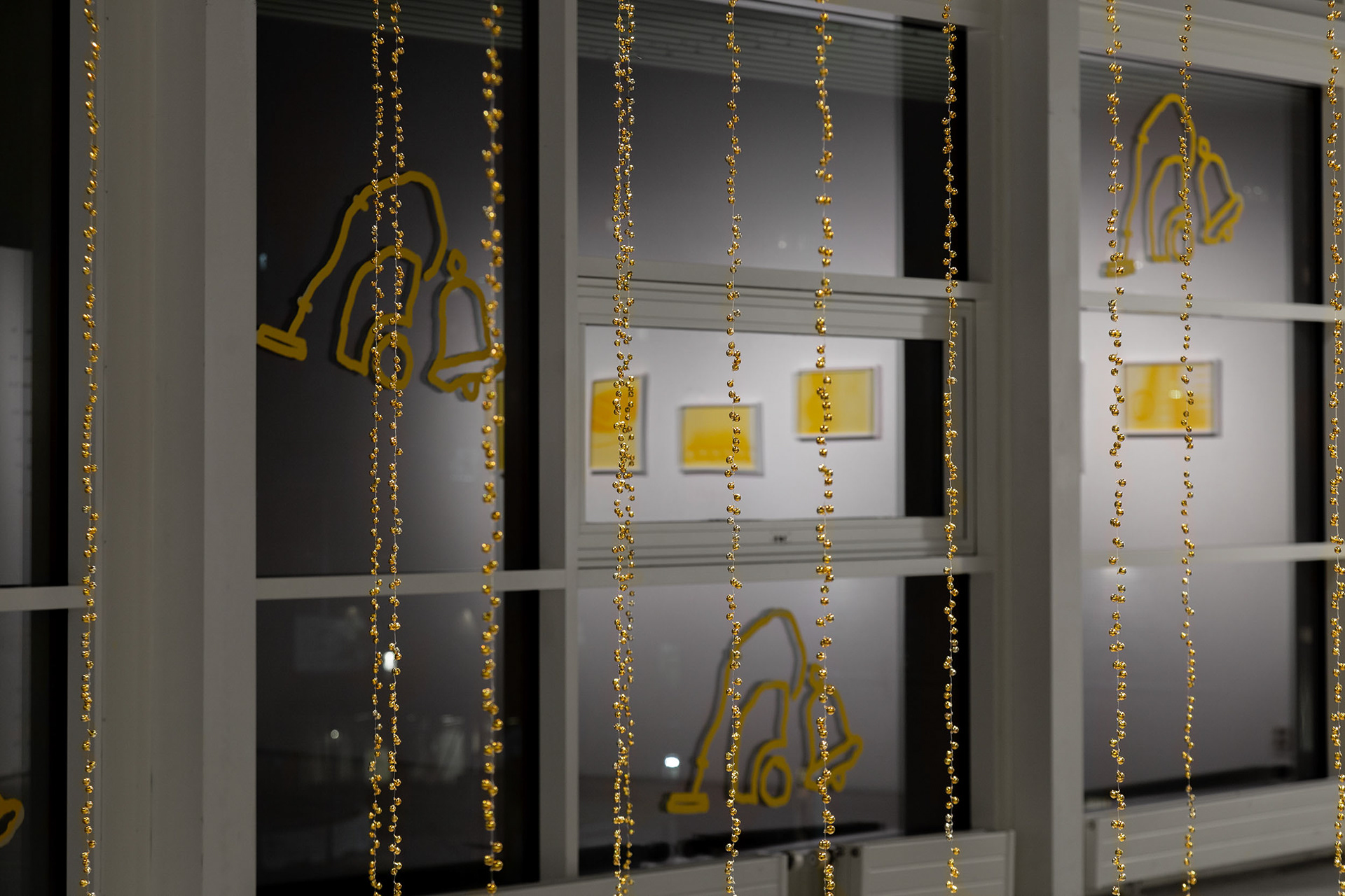 Monika Balu Jingle Jangle 5000 bells installation