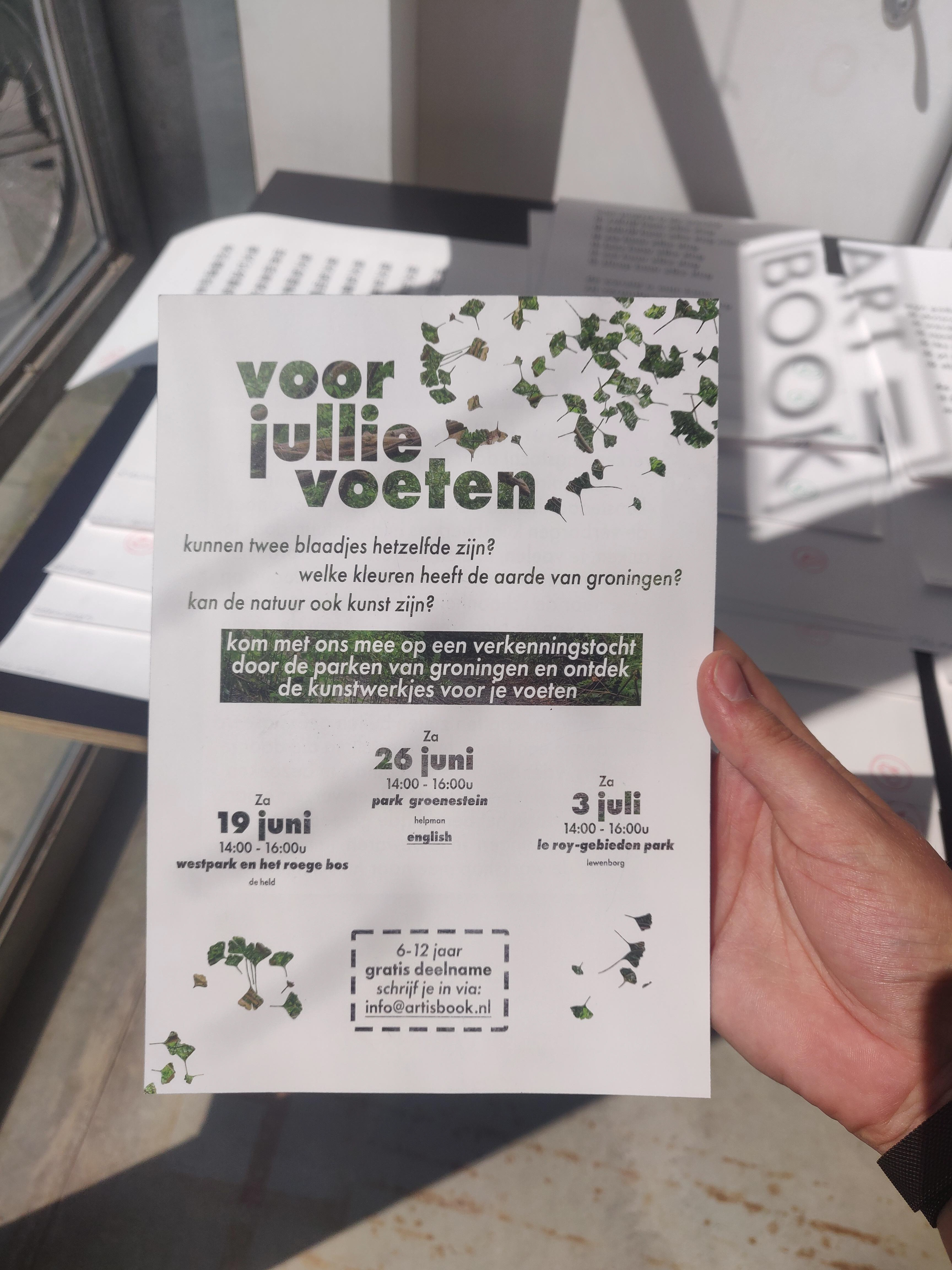 guerilla art group manifestation workshop for kids groningen