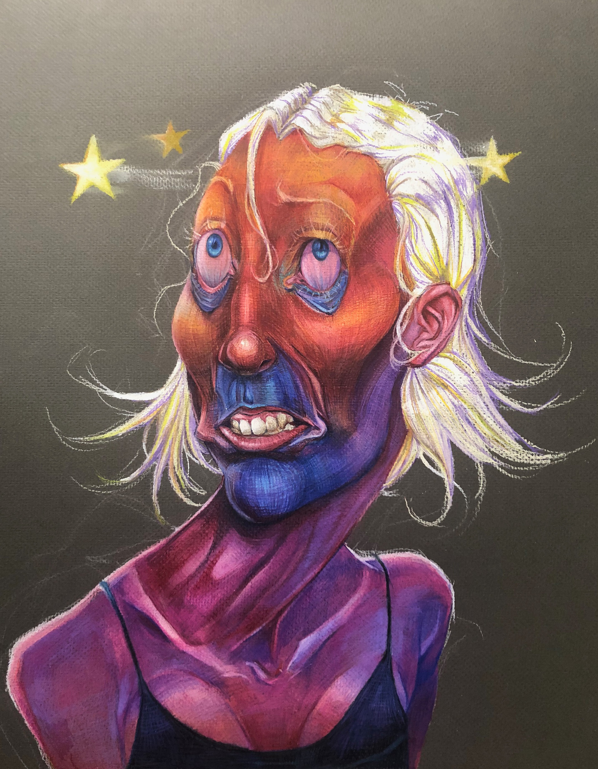 Ryan Colagiovanni, Seeing Stars, Drawing & Illustration, Euclid City High School, Educator: Edith Mellen, Grade 12, American Visions Nominee