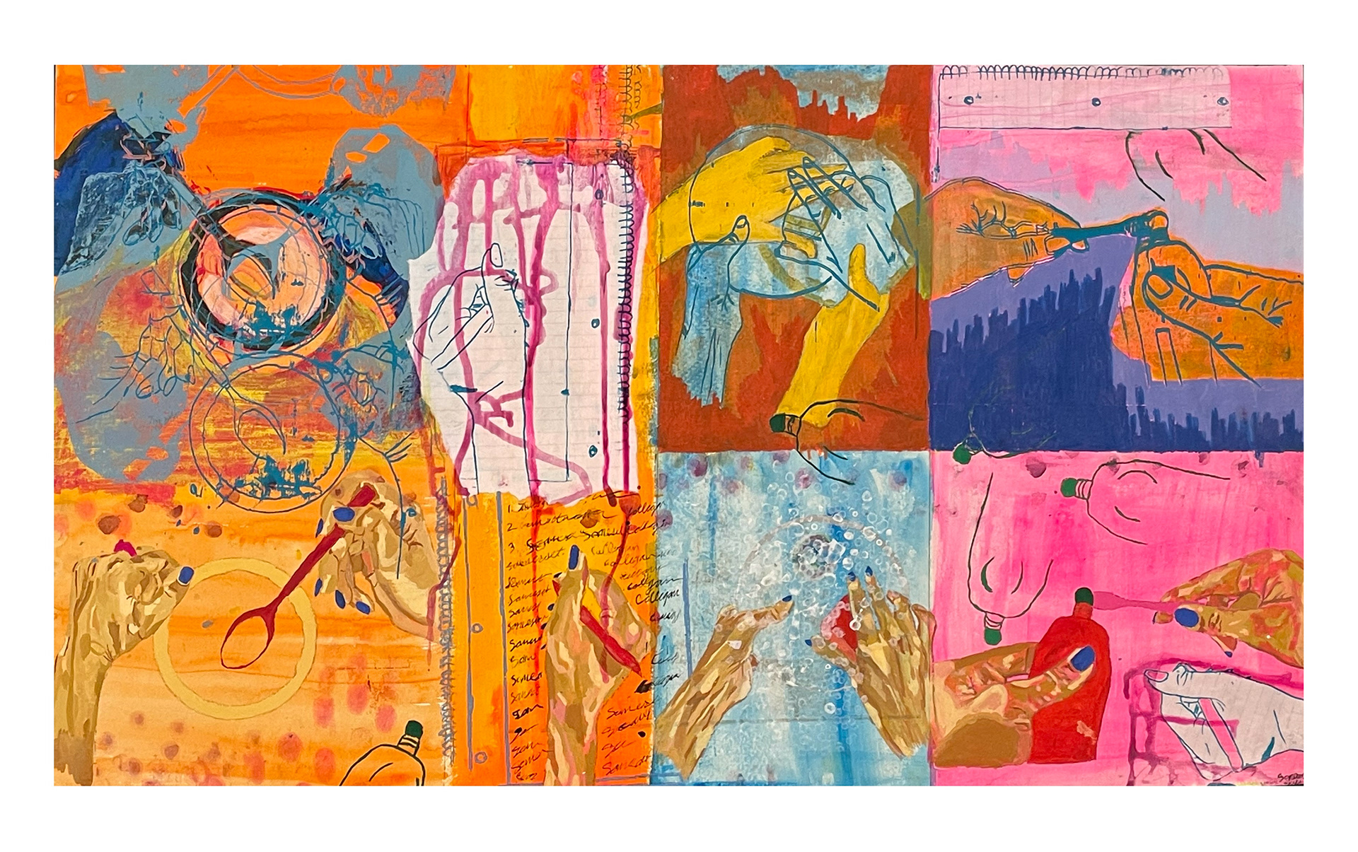 Somerset Colligan, Stuck in the Cycle, Mixed Media, Hathaway Brown School, Educator: Shelly Ahern, Grade 12, Silver Key