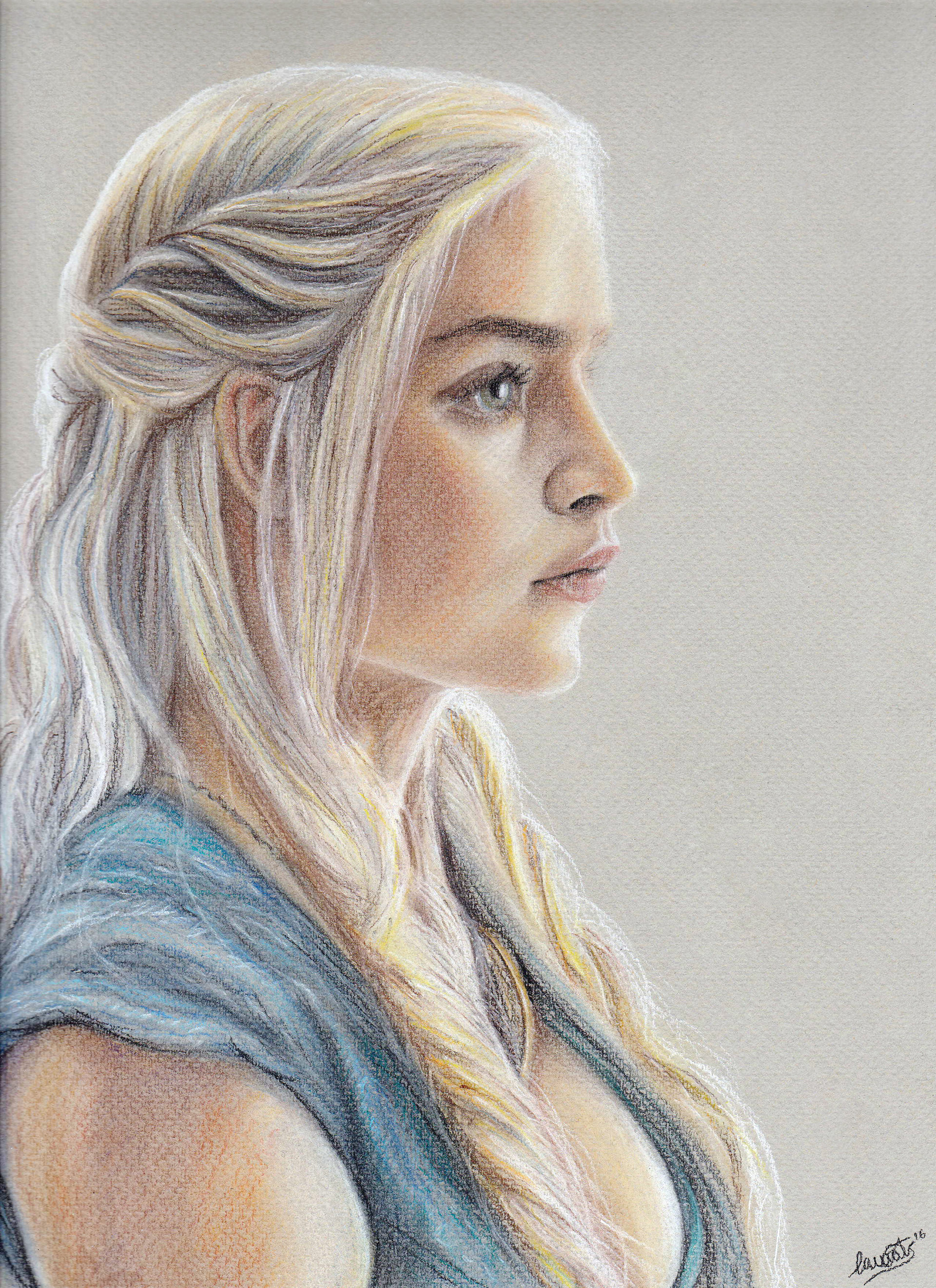 'Khaleesi' - 2016, Soft pastel
