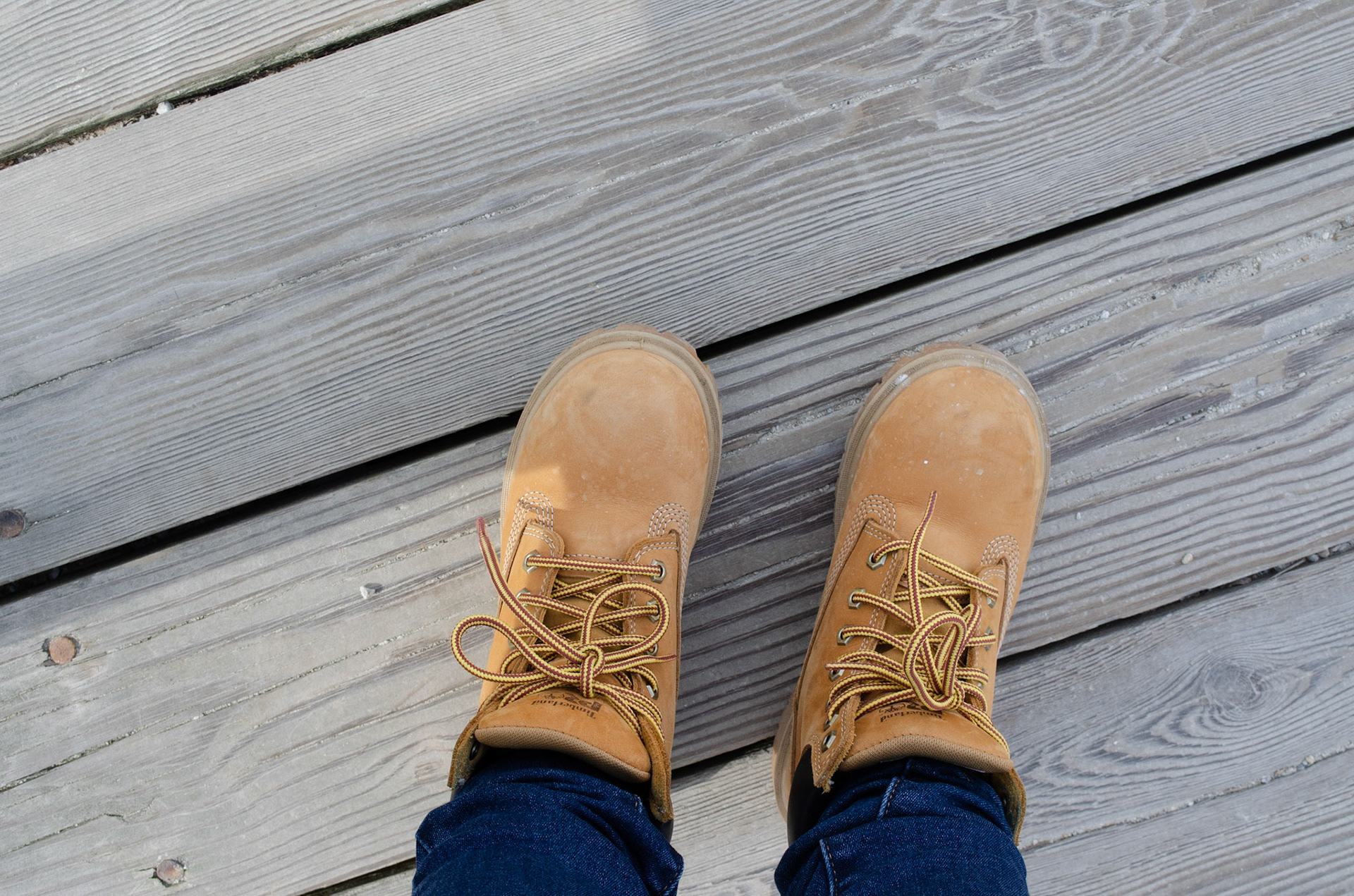 8. Hannah's boots on Concord Bridge on Sunday, October 25, 2020. Photo by Hannah Lee. 1/250 f8 iso 400