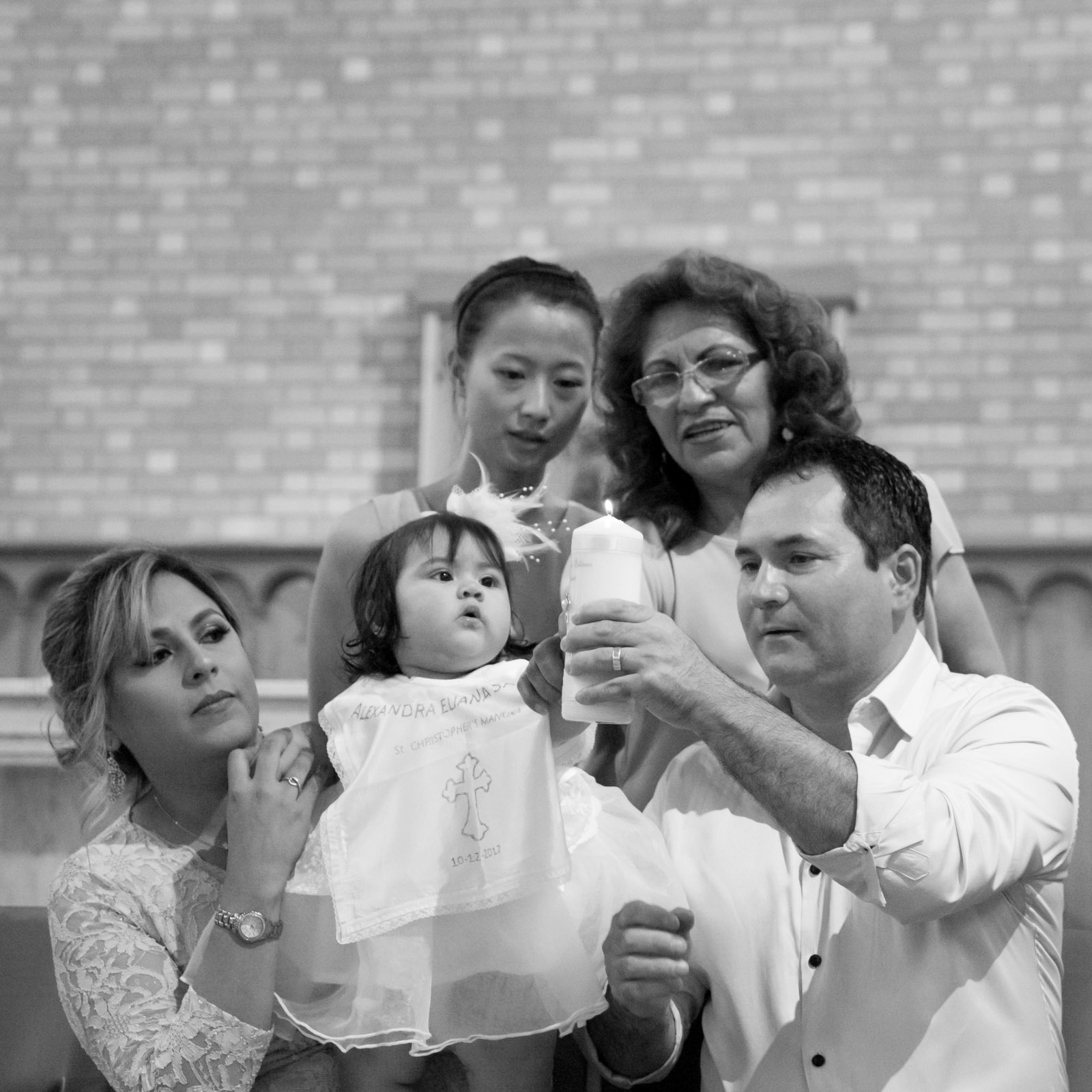 Christening photography at Saint Christopher's Roman Catholic Cathedral in Canberra.